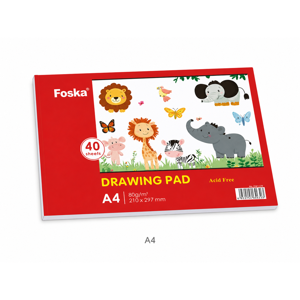 Watercolour Drawing Paper Pad 40 Sheets — A4