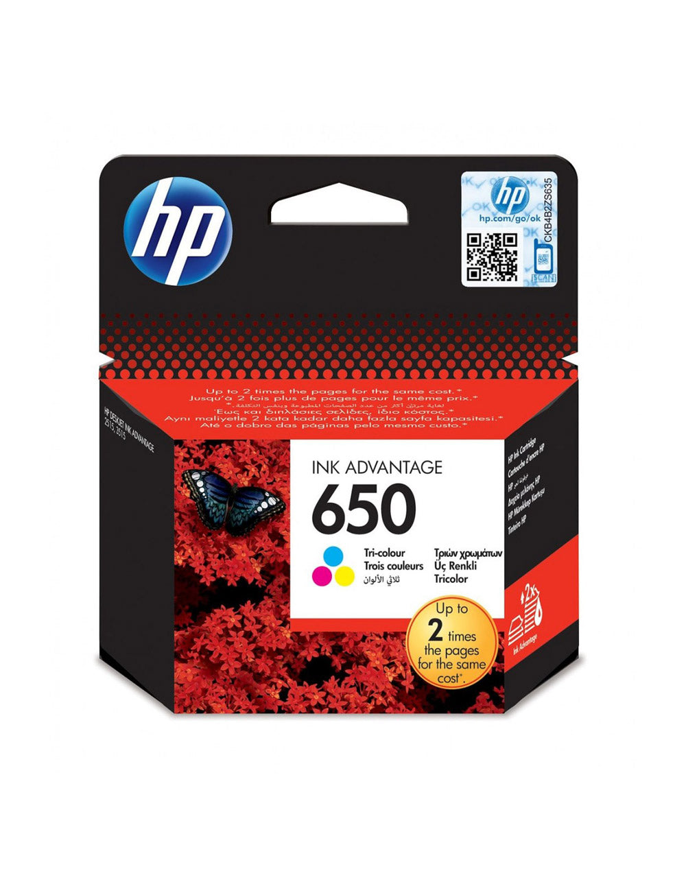 HP 650 Colour Ink