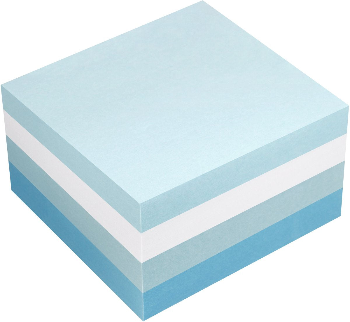 inFO Notes Iceland Mix Cube 75 x 75 mm, 400 Sheets – Blue/White