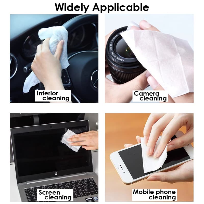 Screen Cleaning Wipes – 100 Sheet Canister