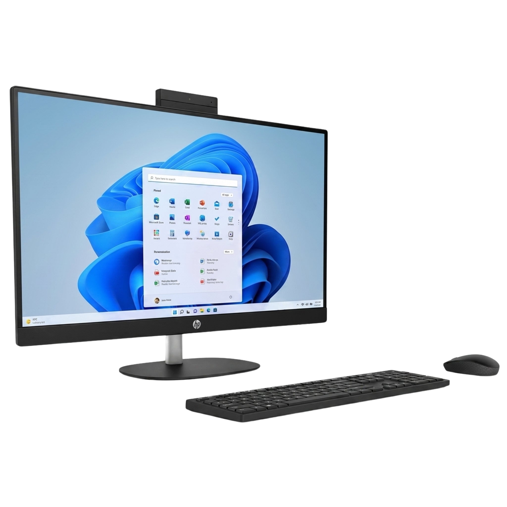 HP 27" AIO Intel Ultra5-125U 8GB DDR5 512GB PCI 27" FHD IPS Win11 Pro Jet Black