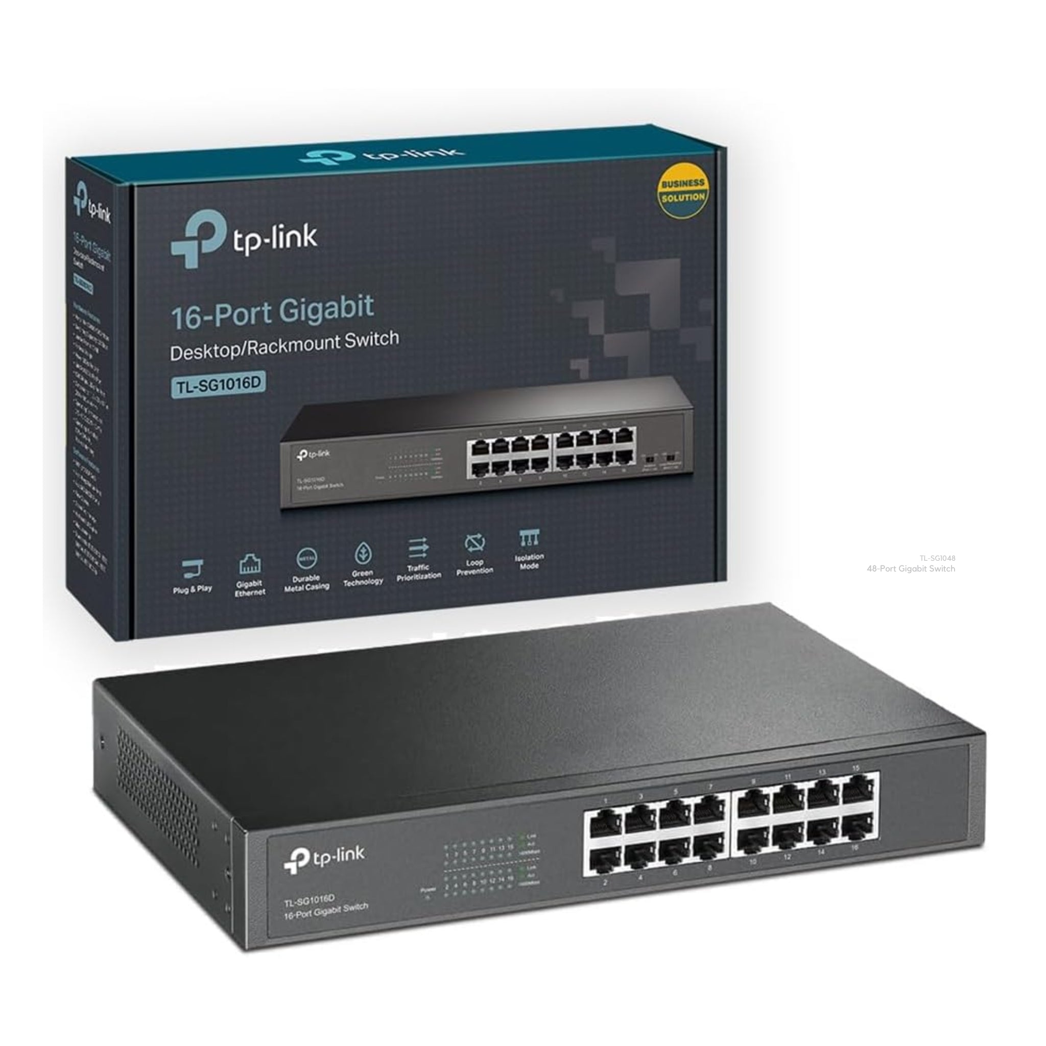 TP-Link 16-Port Gigabit Desktop/Rackmount Switch