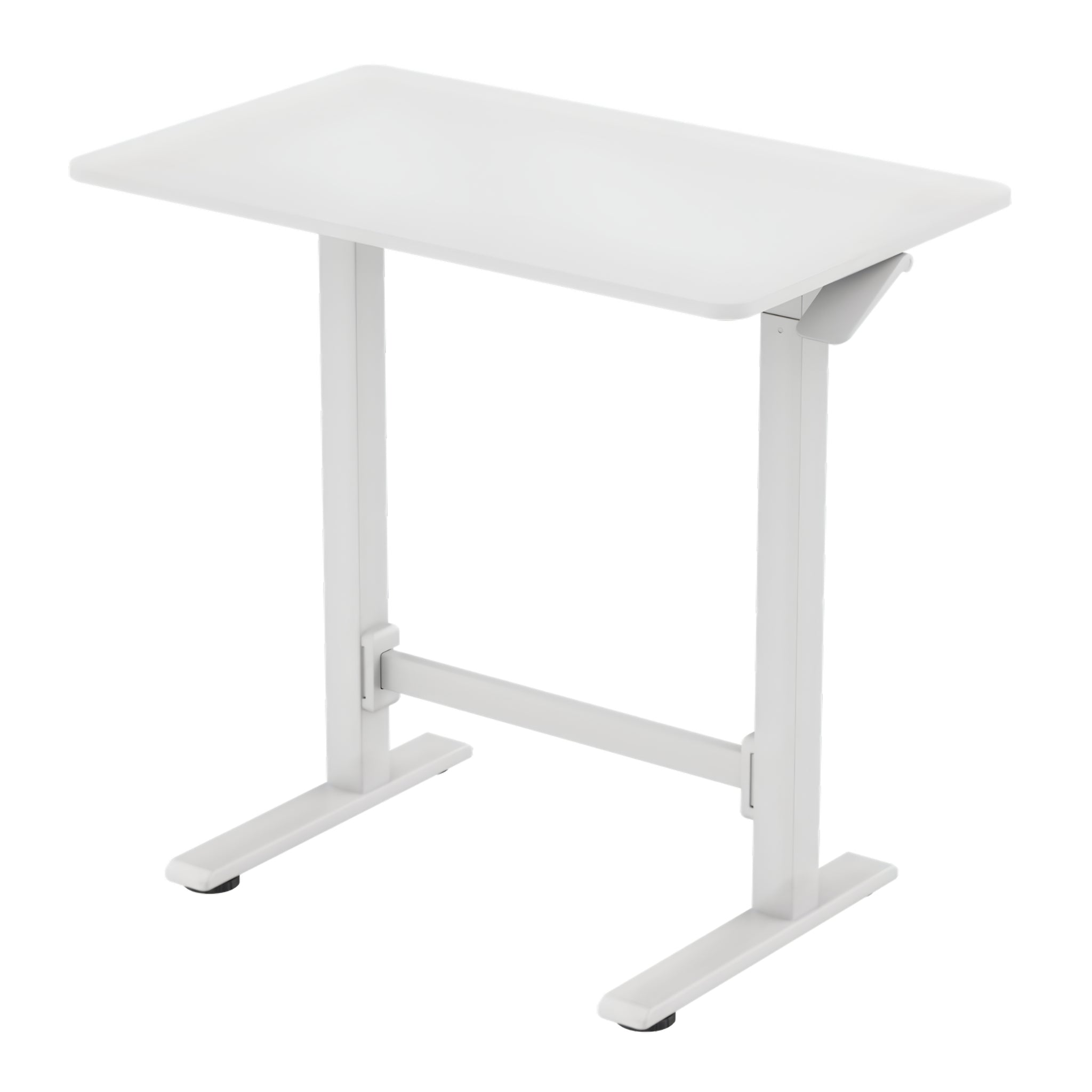 FlexiSpot Gas-Lift Adjustable Table – White PB Board (800 × 500 mm)