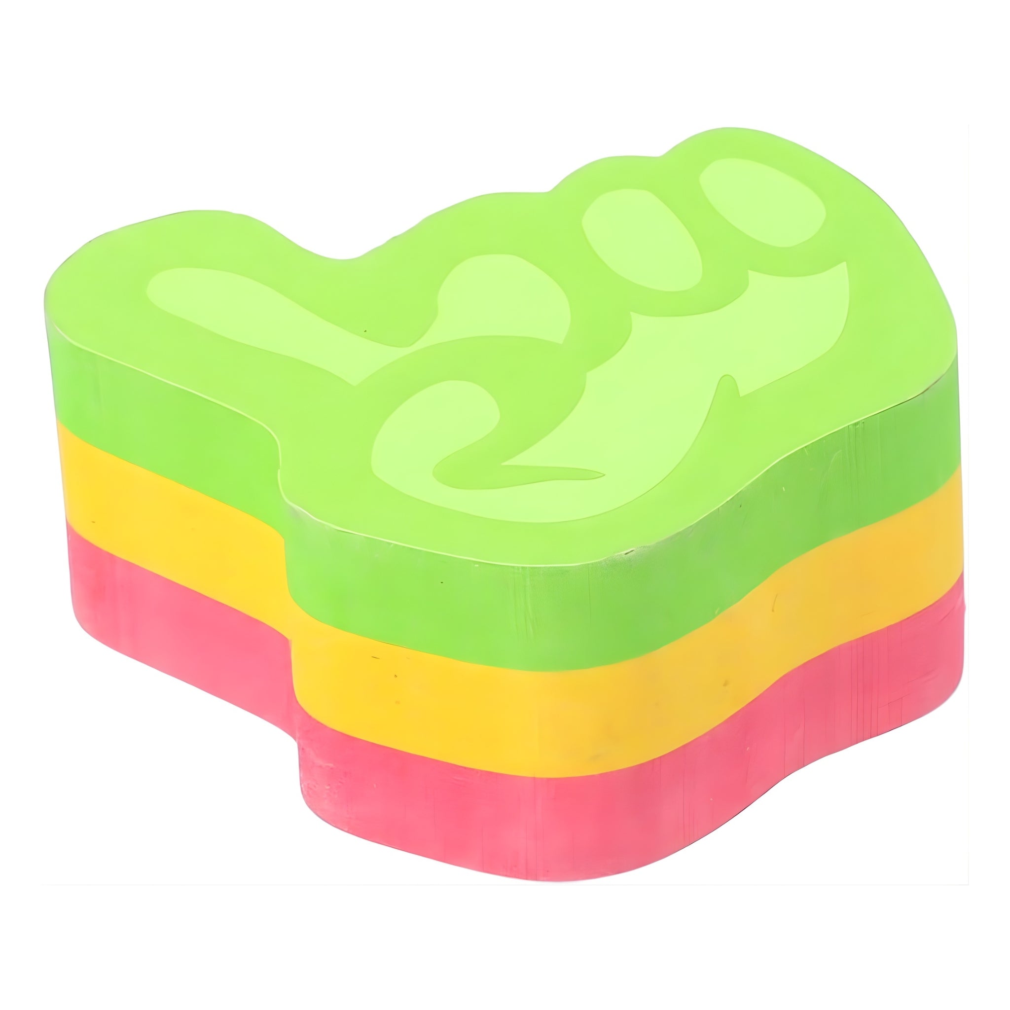 inFO Notes Mini Cube 50 x 50 mm “Hand”, 225 Sheets – Green/Yellow/Pink