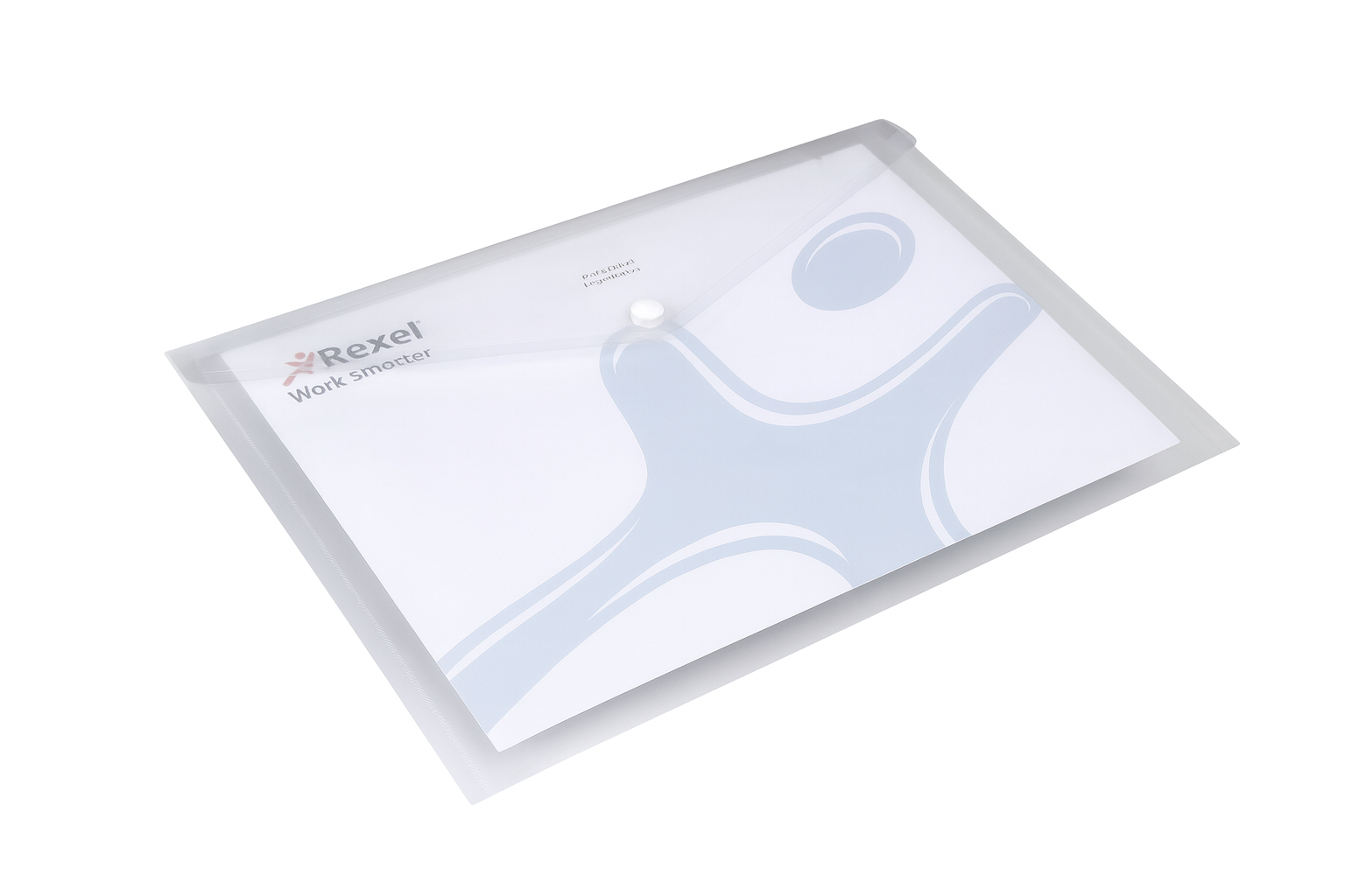 Rexel ICE A4 Popper Wallet (5) – Clear