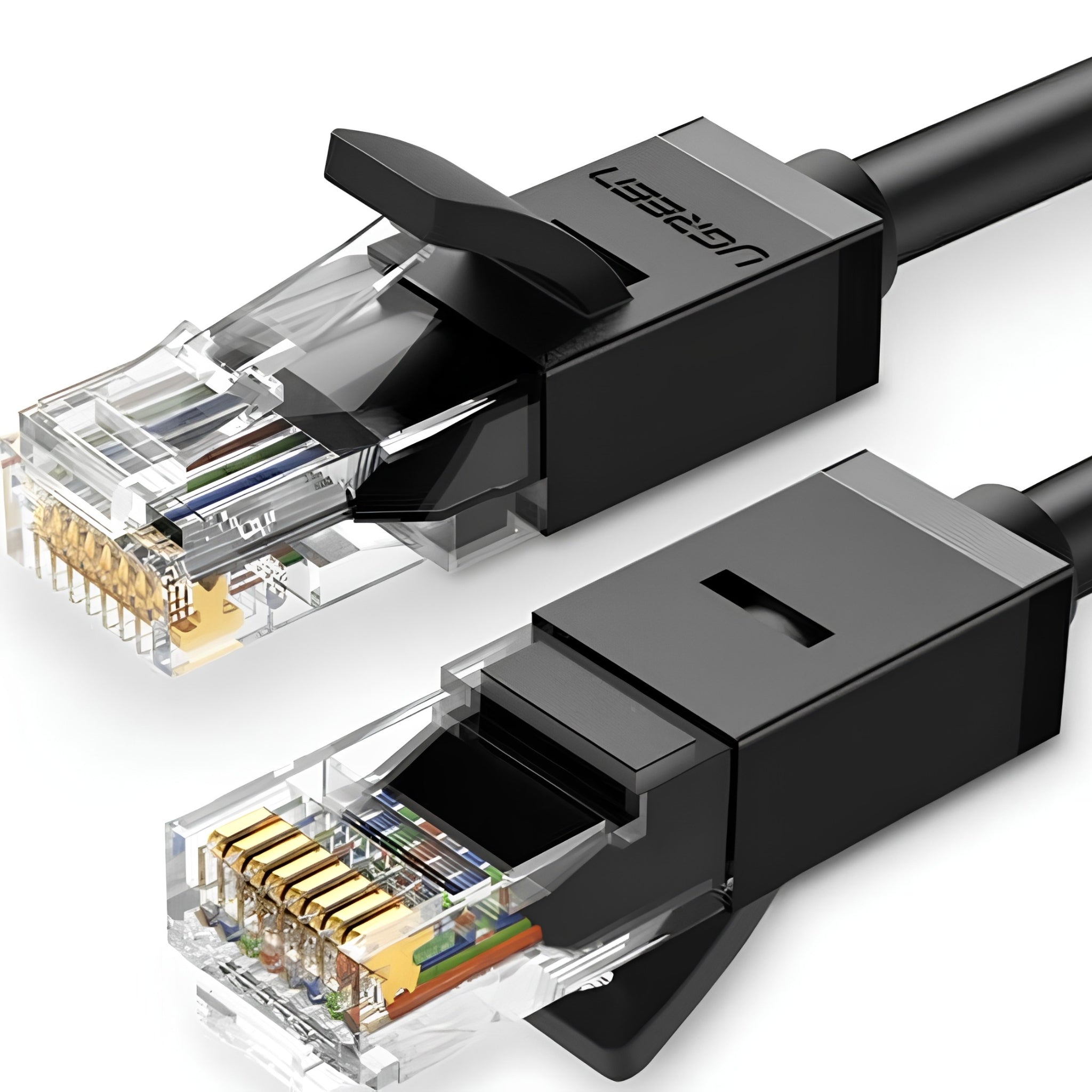 UGREEN Cat 6 U/UTP Ethernet Cable (2m, Black)