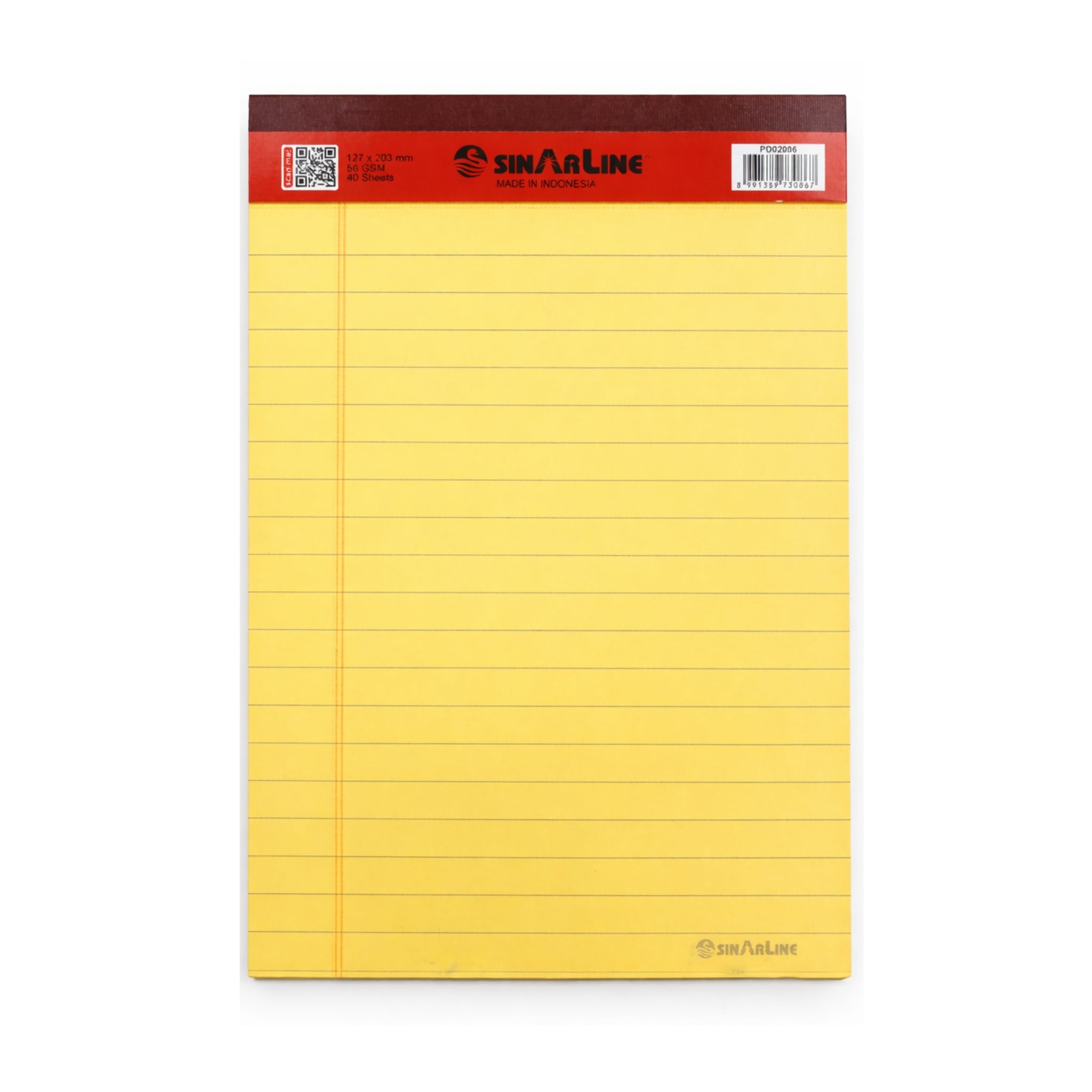 Sinarline Legal Pad - Yellow