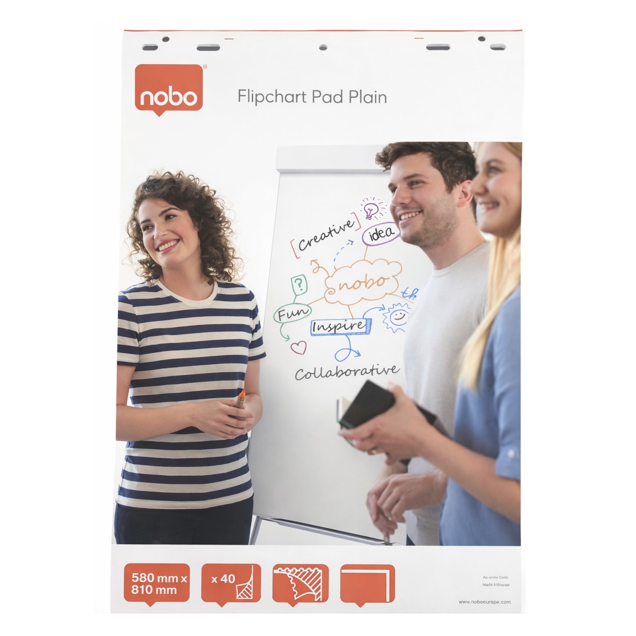 Nobo Flipchart Pad A1 - 40 Sheets