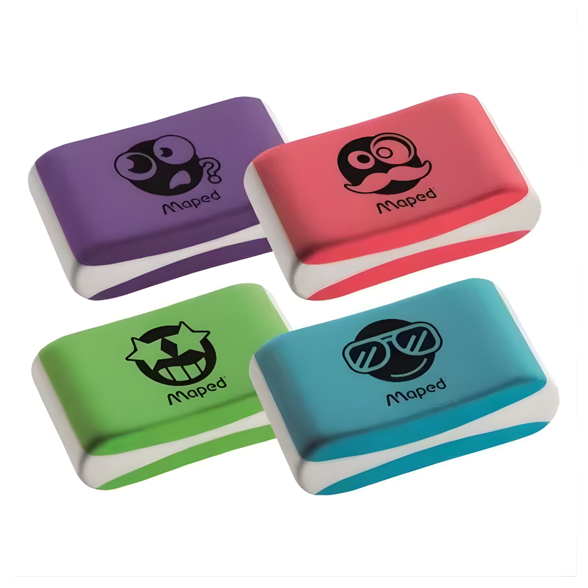 Maped Eraser Soft Essentials Assorted Col Display