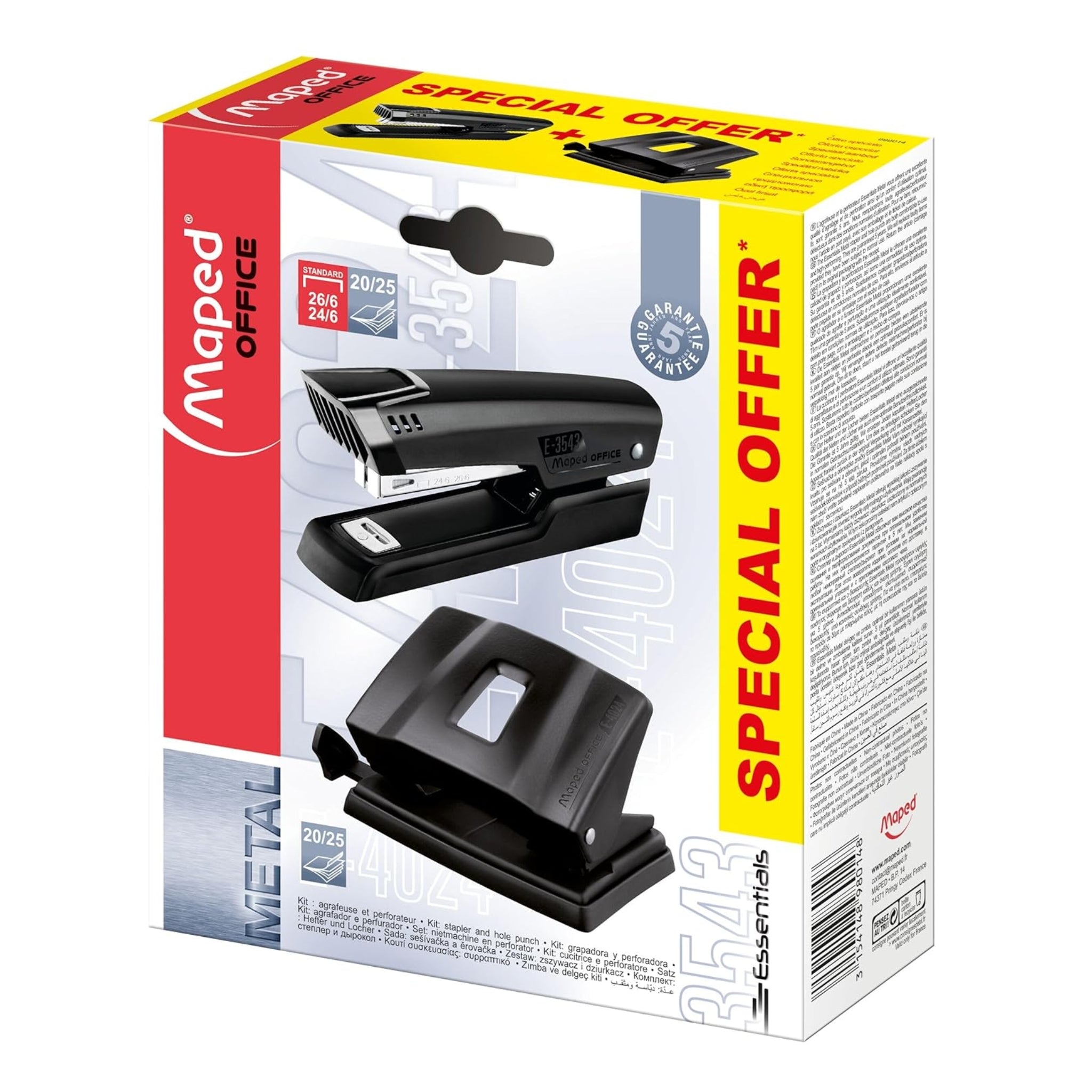 Maped Essentials Set Pegboardable Box