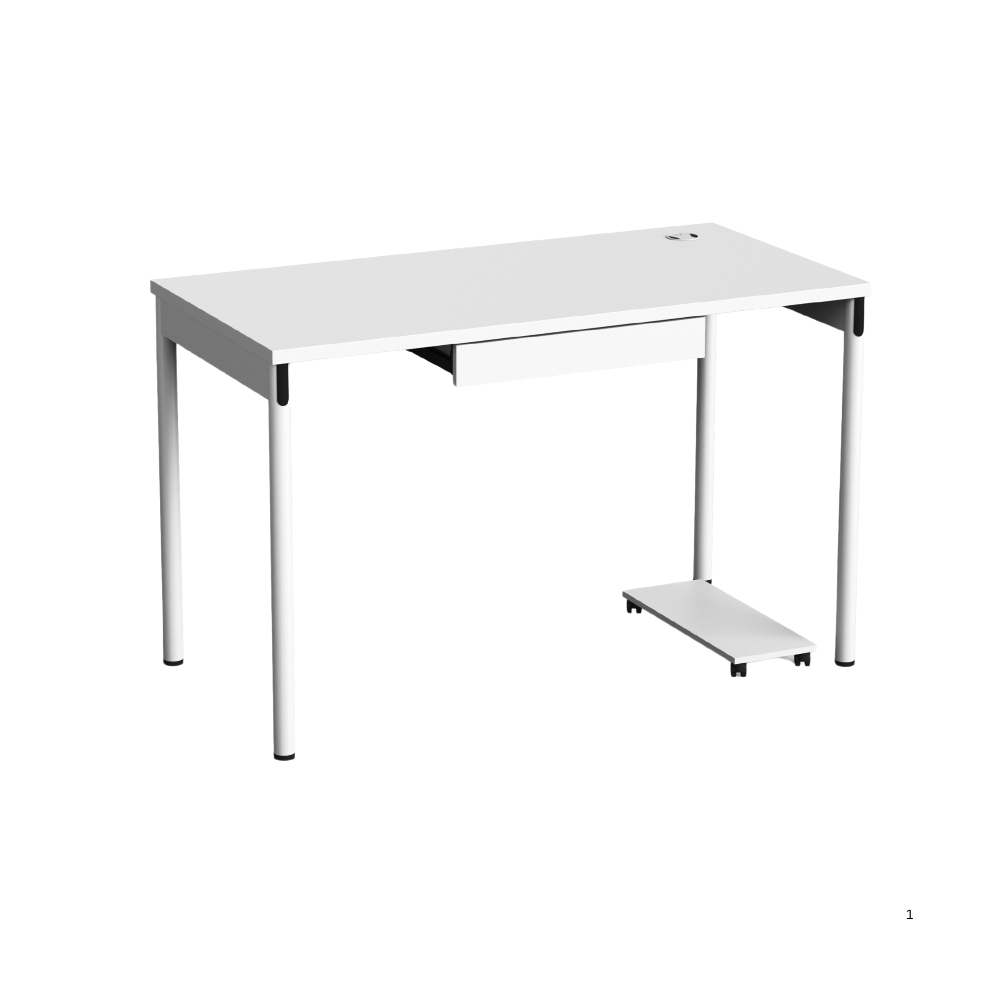 TD-N12 Office Table with CPU Stand