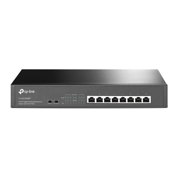 TP-Link 8-Port Gigabit Desktop/Rackmount Switch with 8-Port PoE+