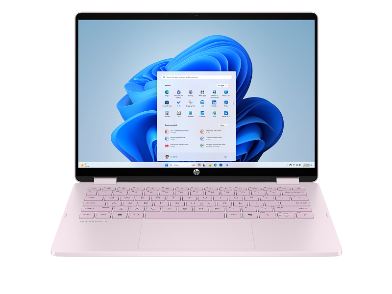 HP Omnibook 5 Flip X360, Ci5-120U, 8GB, 512GB SSD, 14" Touchscreen, Win 11 H SL - Power Pink