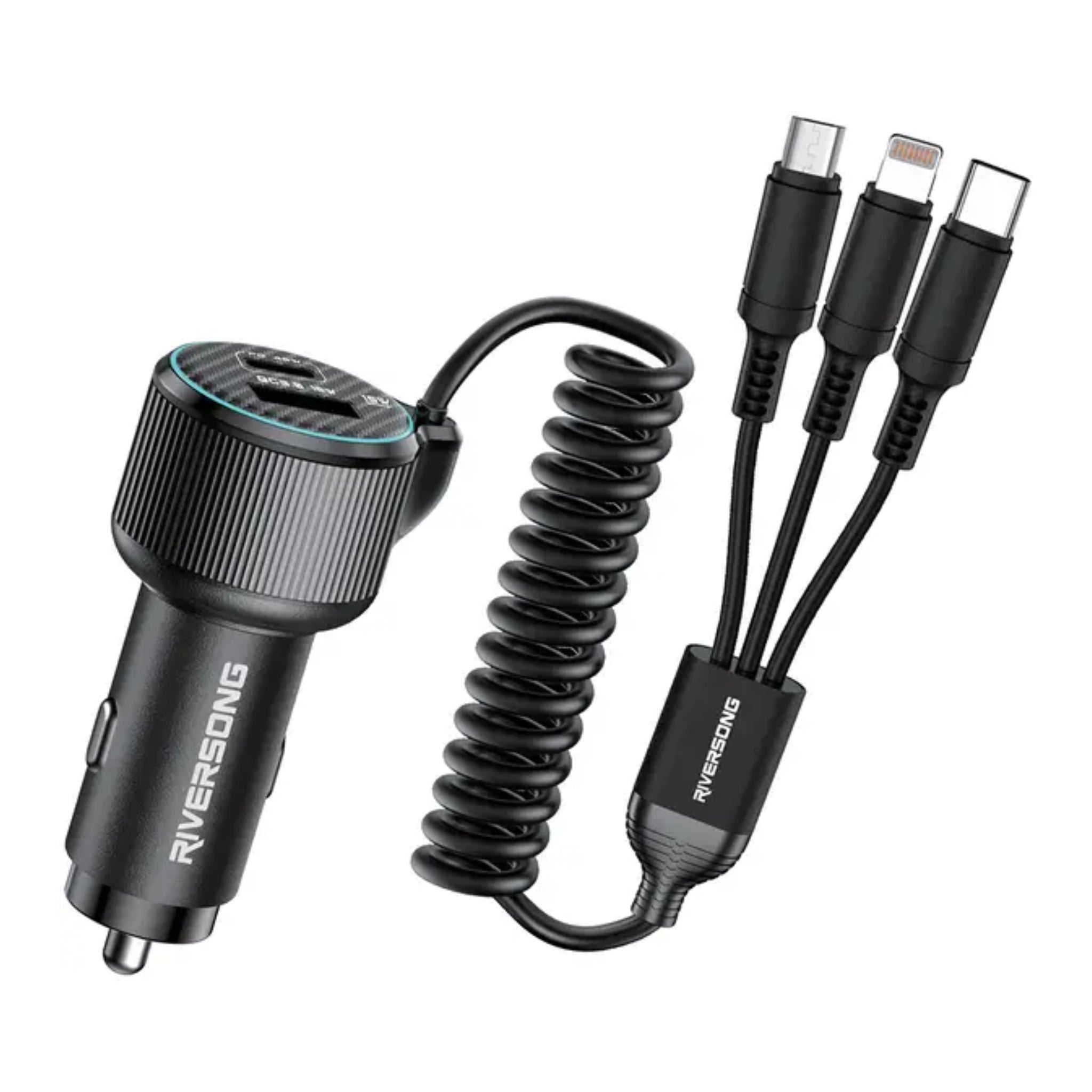 Riversong Car Charger C8 Cc46 Black