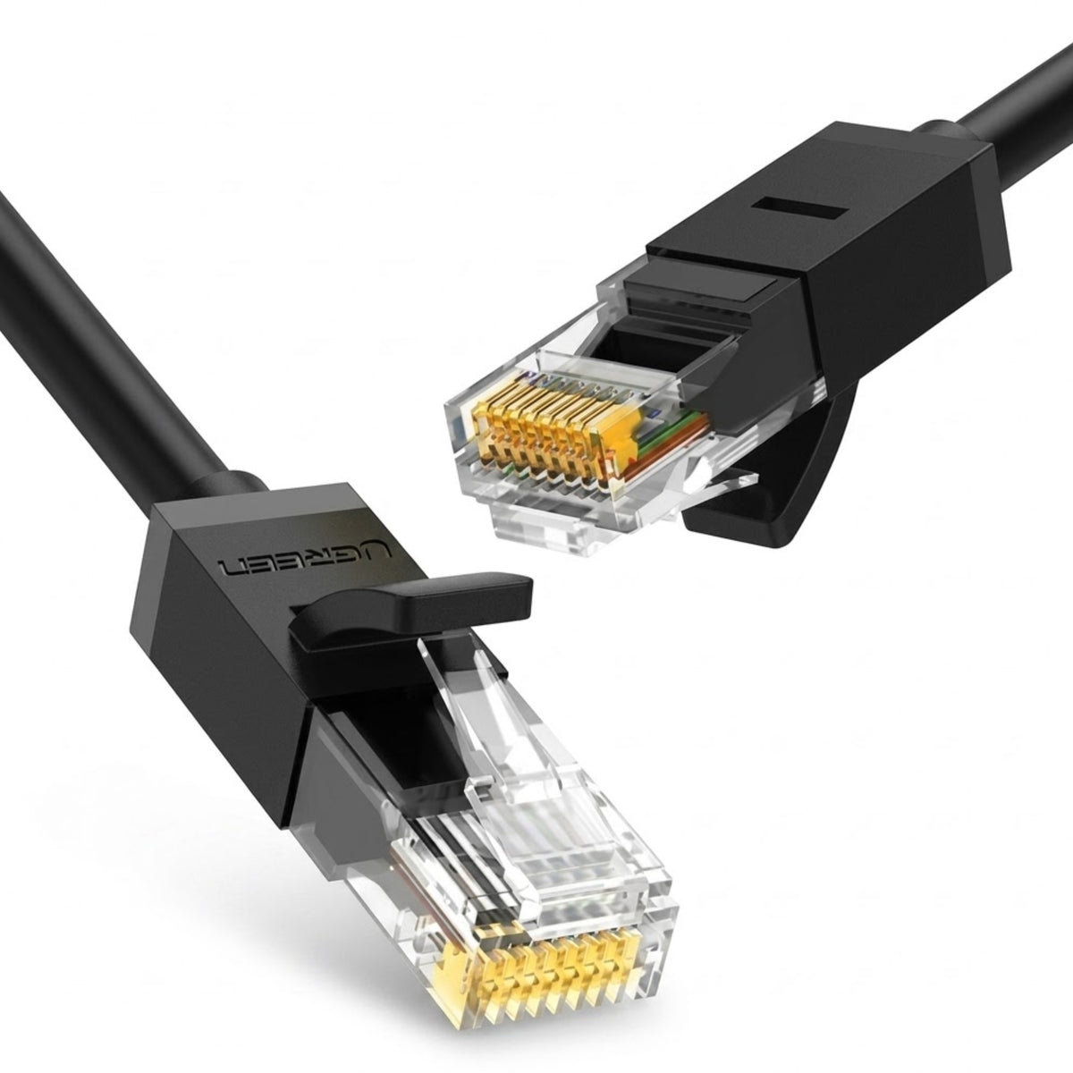 UGREEN Cat 6 U/UTP Ethernet Cable (2m, Black)