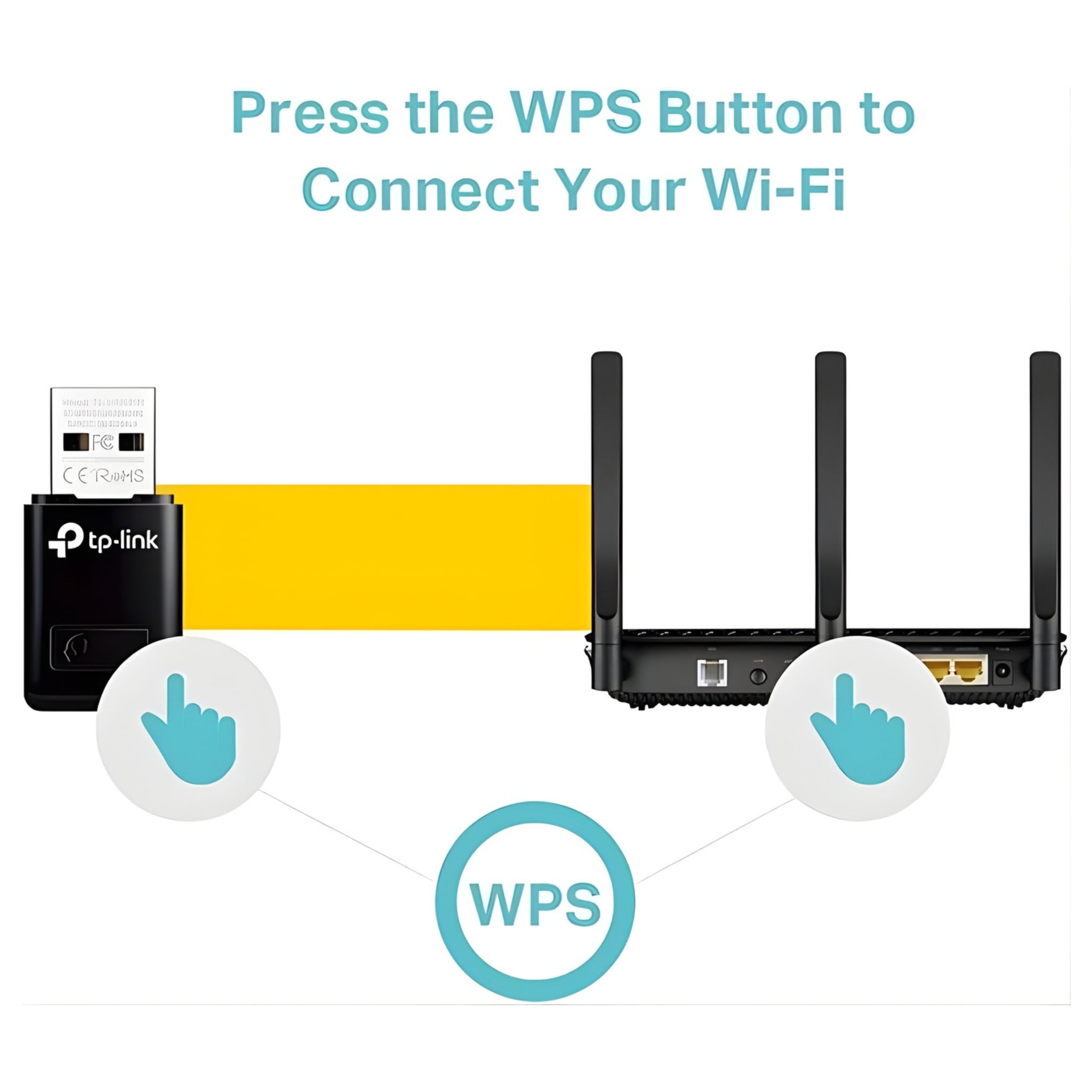 TP-Link 300 Mbps Mini Wireless N USB Adapter