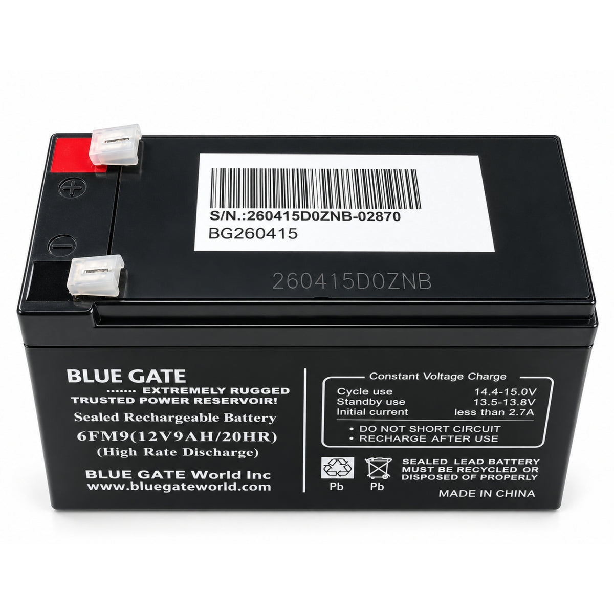 Blue Gate 12V-9AH Battery