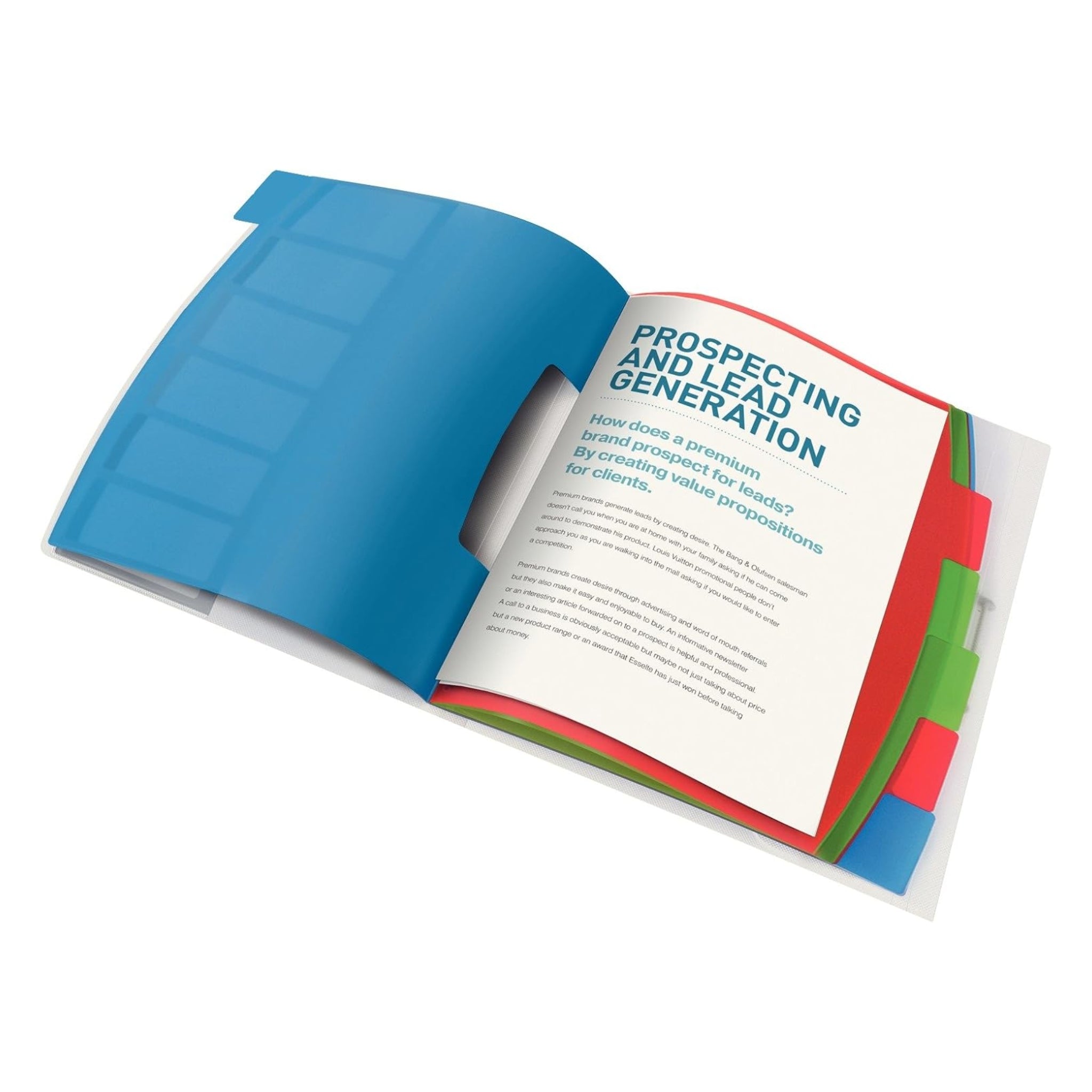 Esselte Divider Book 6 Part Vivida