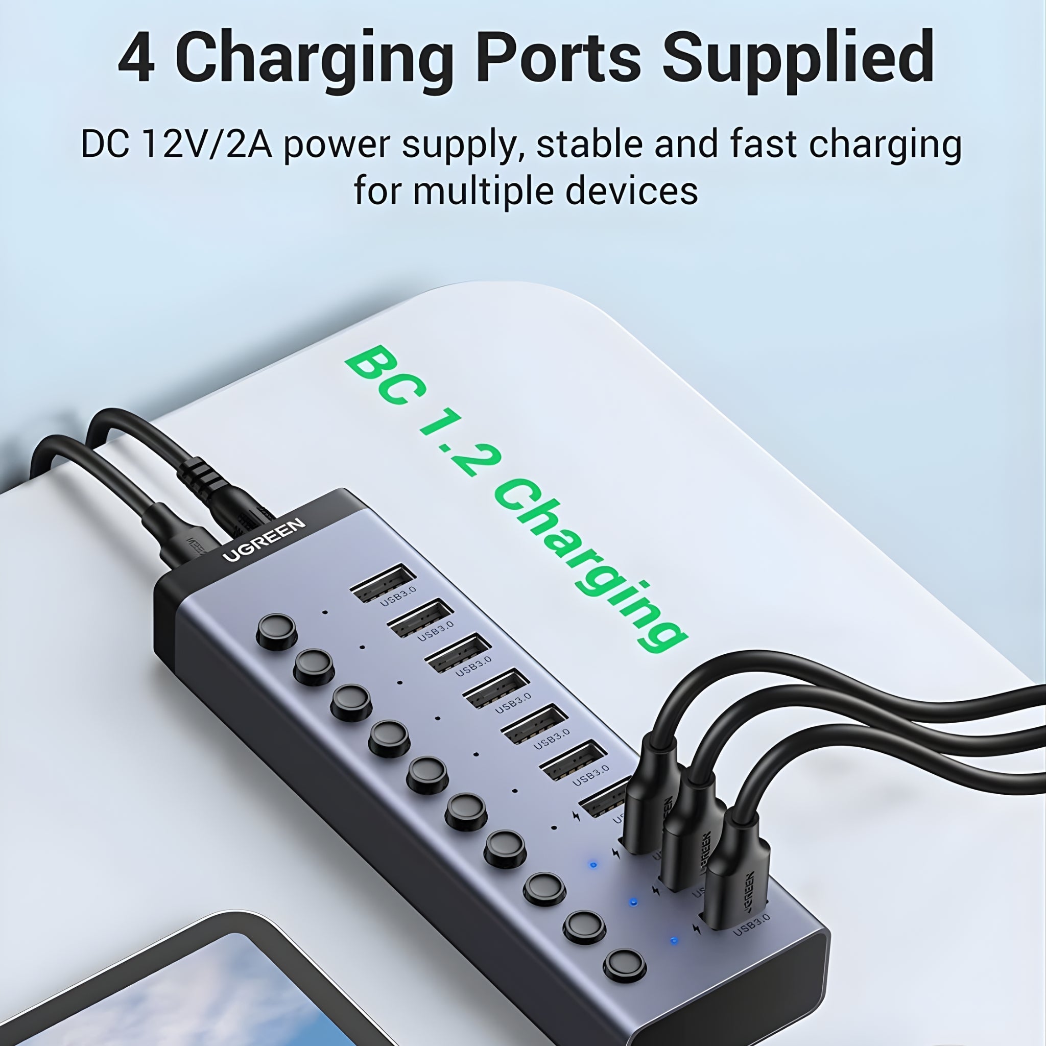 UGREEN USB 3.0 10-Port Hub UK