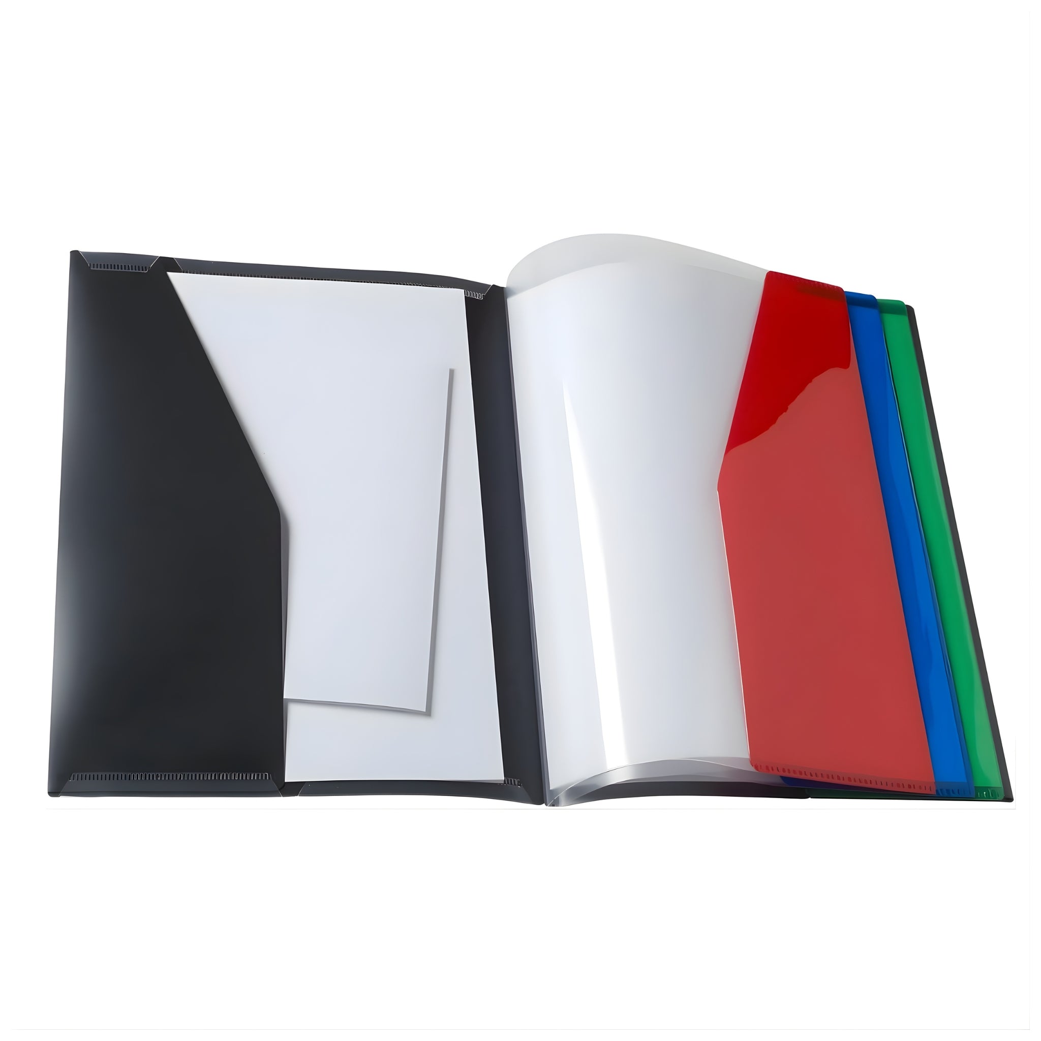 Rexel Trapper 8 Pocket Project Folder – Black