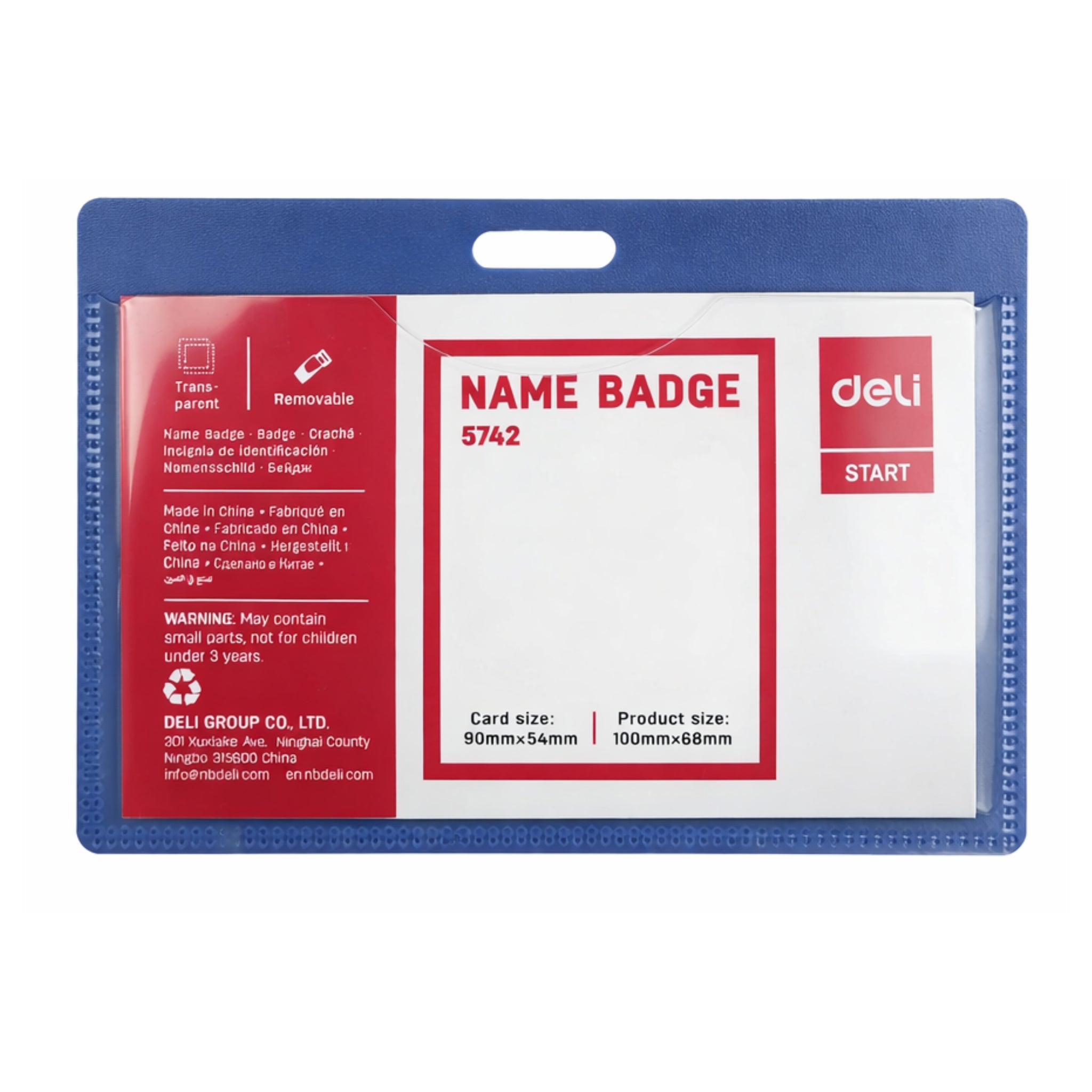 Name Badge With Clip(1X10)