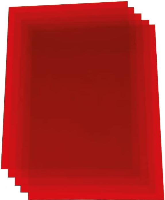GBC PVC Binding Covers A4 180 µm Red (Pack 100)