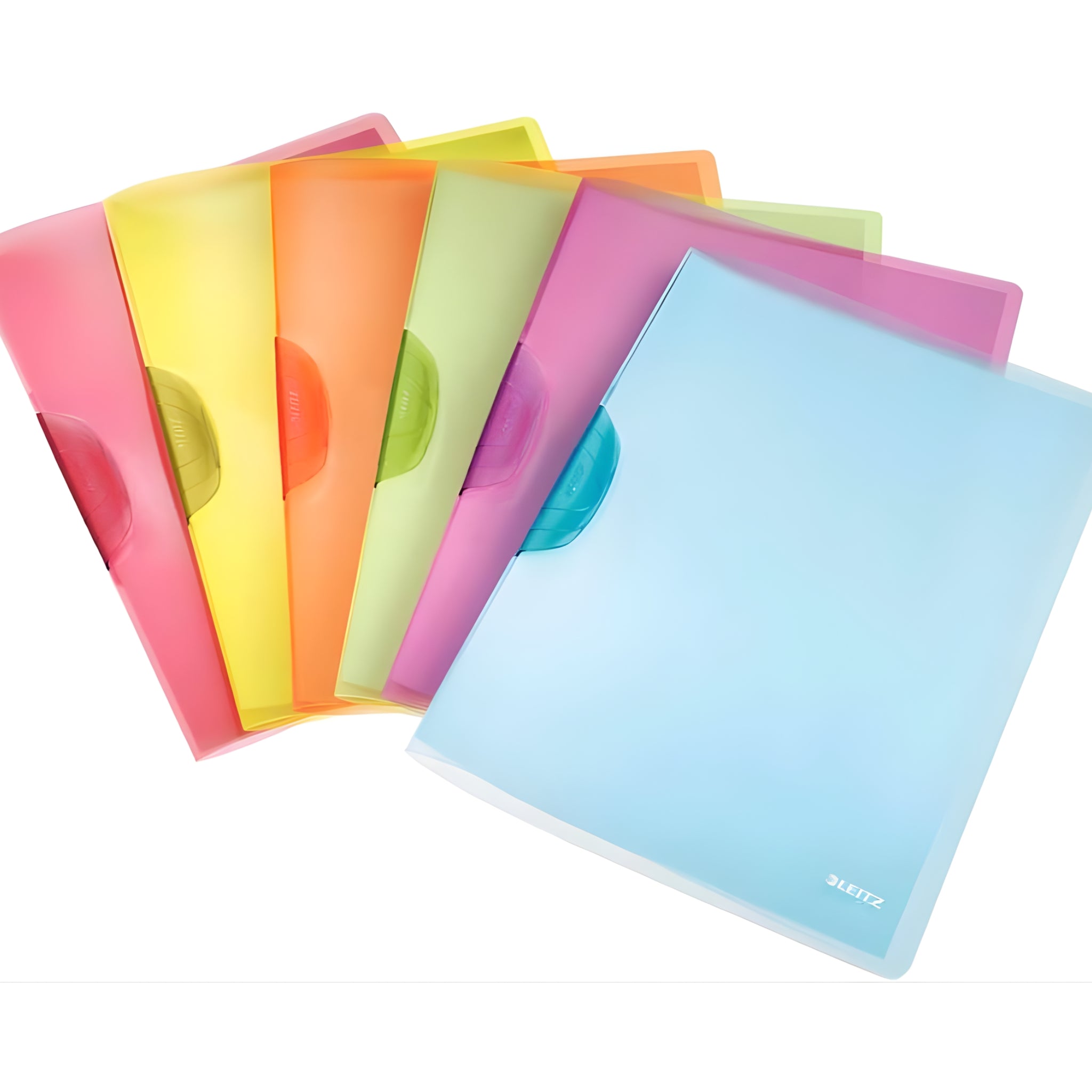 Leitz Colour Clip File, Rainbow Design