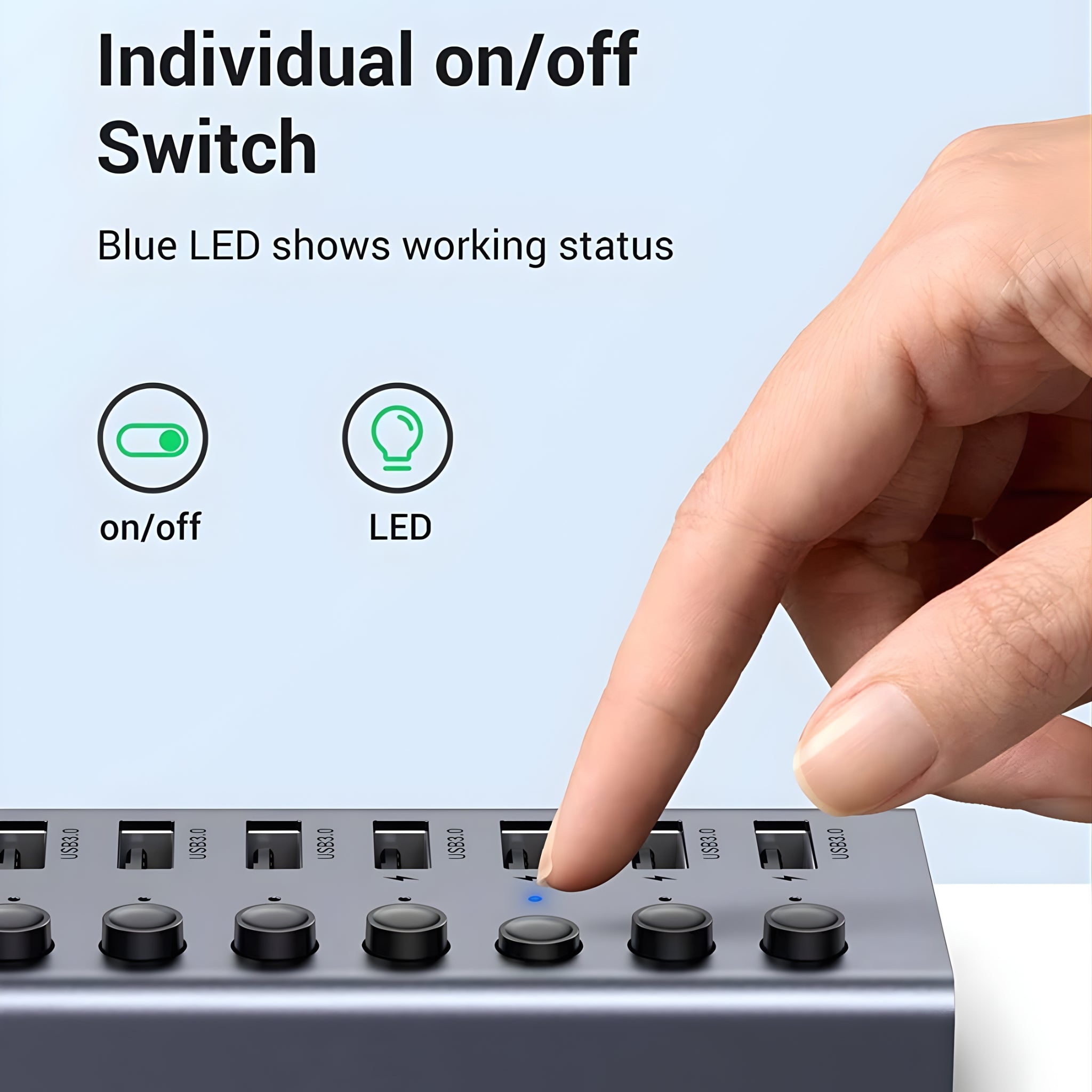 UGREEN USB 3.0 10-Port Hub UK