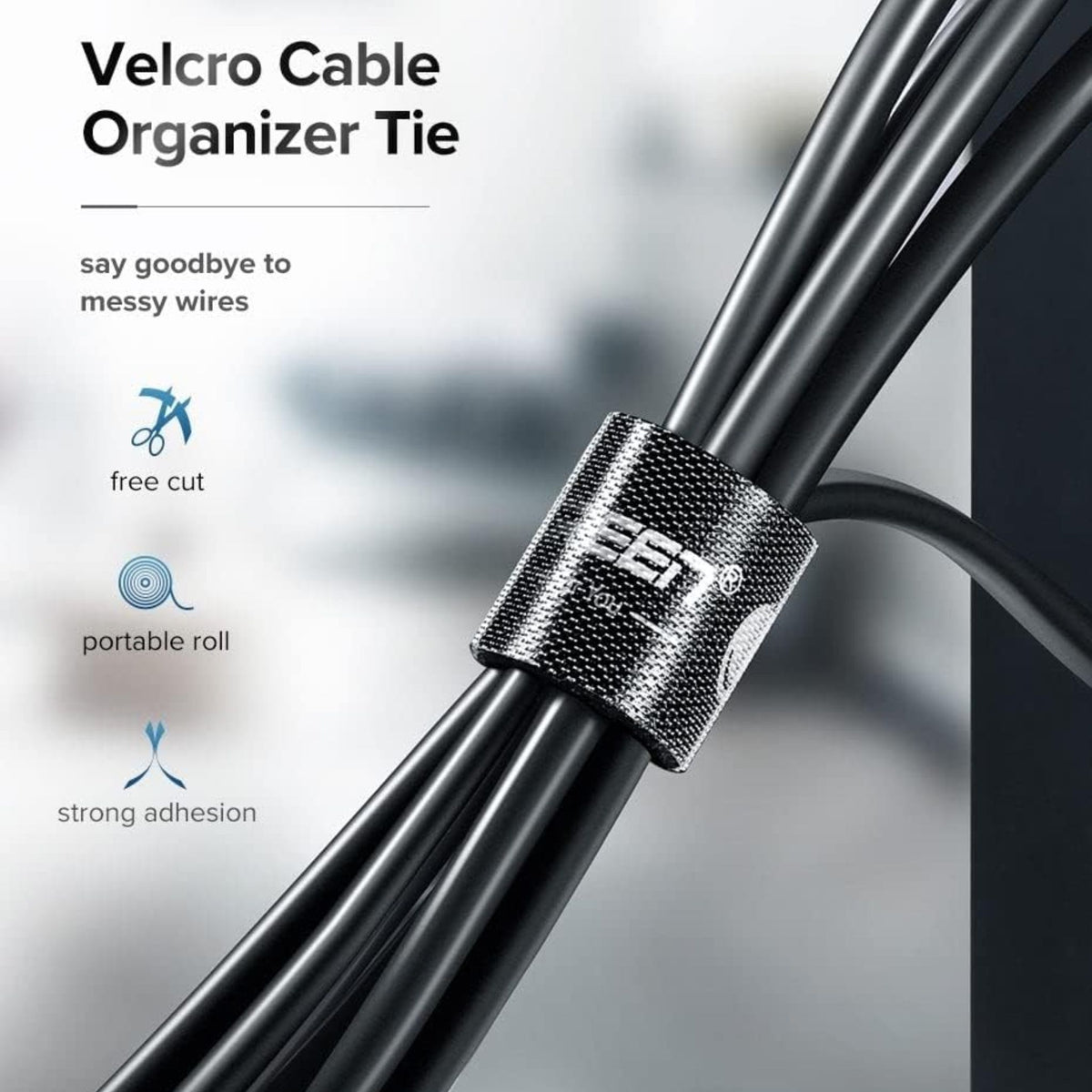 UGREEN Cable Organizer (2m, Black)