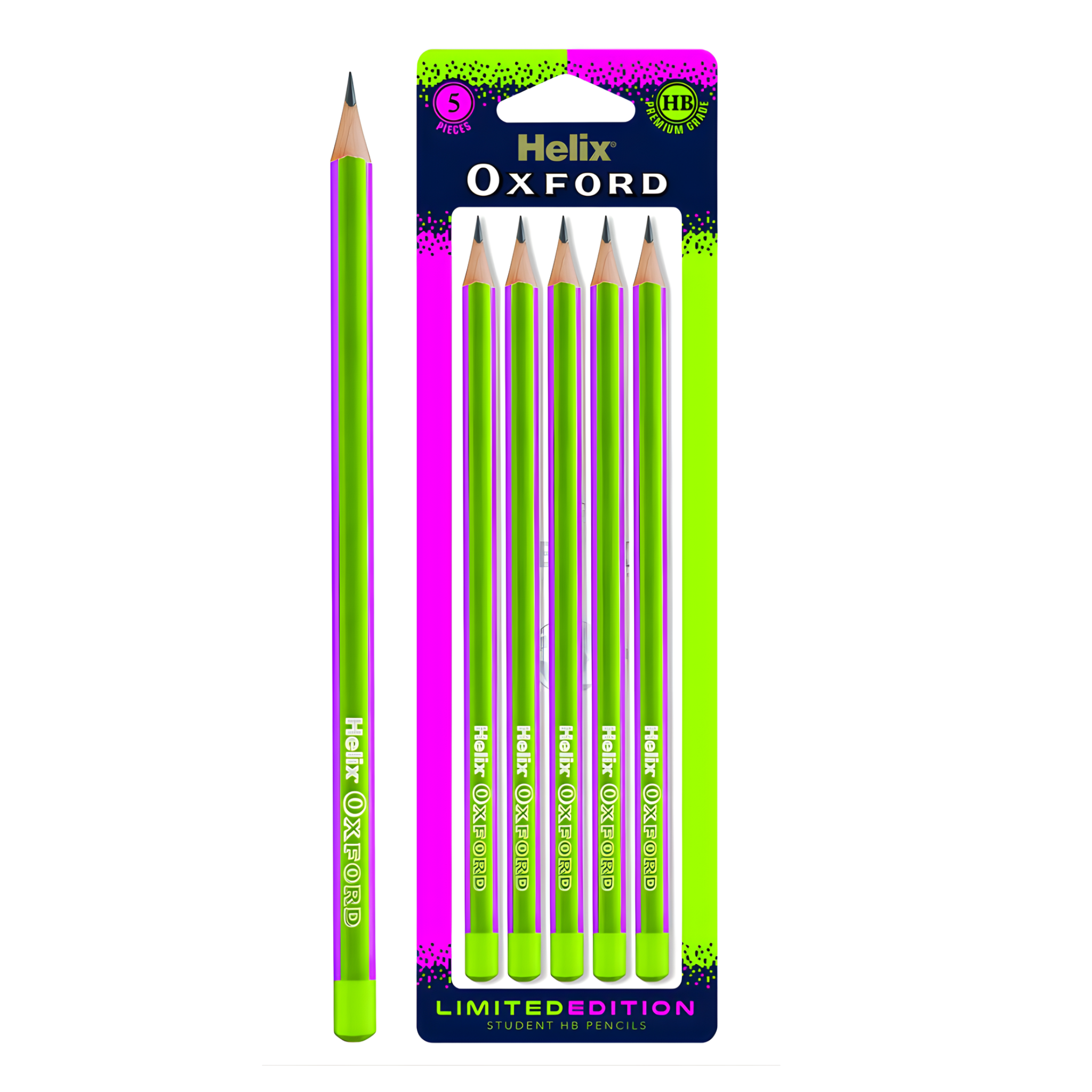 Helix Oxford Clash Pencils X 5