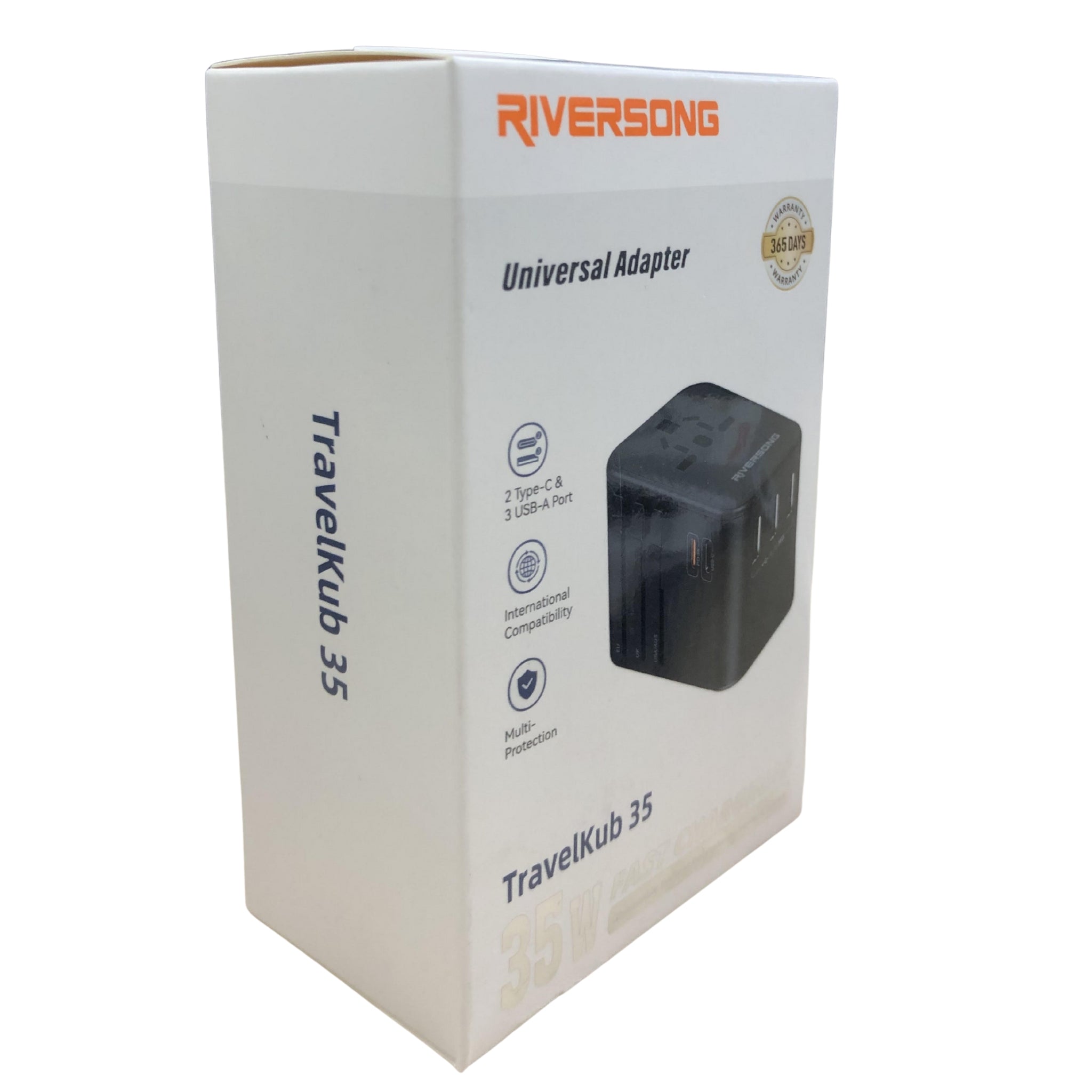 Riversong Travelkub 30 4-in-1 35W Universal Travel Adapter