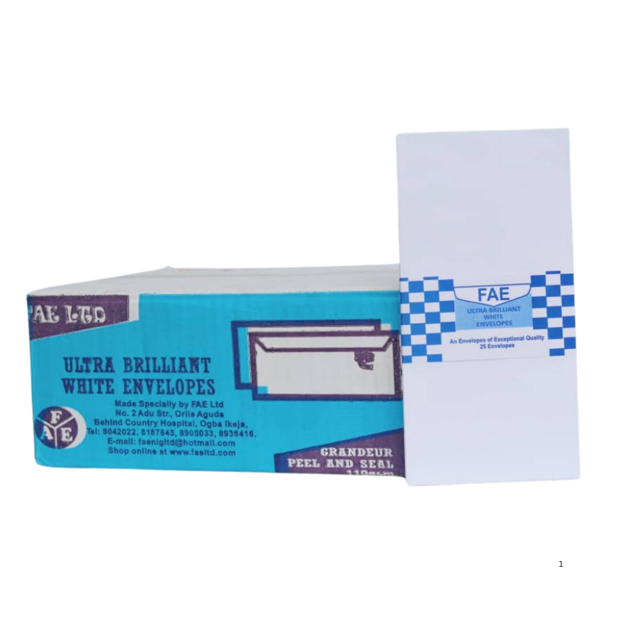 Cattleaxe Manila White Envelopes 4.3 X 8.7