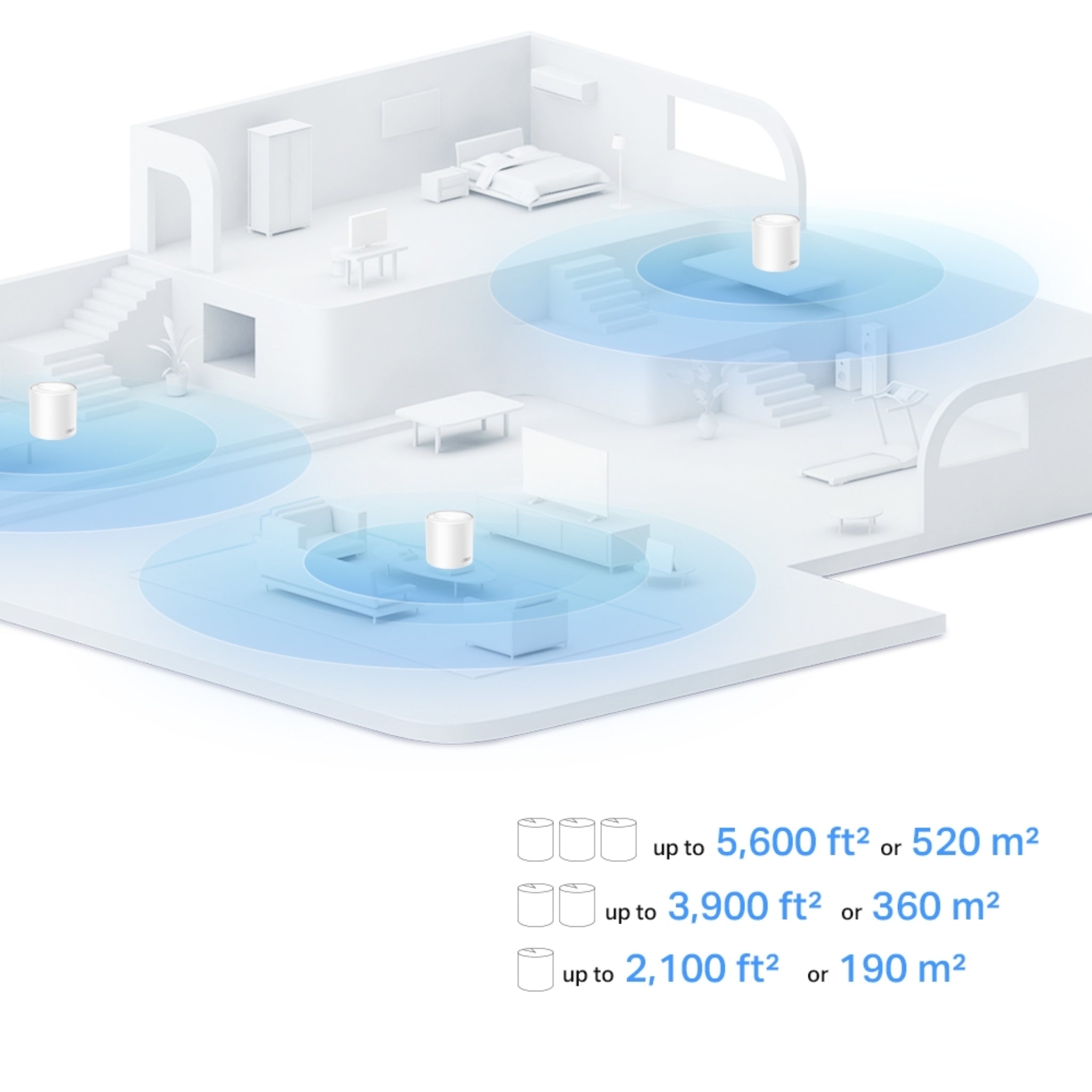 Tp-Link AX1500 Whole Home Mesh Wi-Fi 6 System