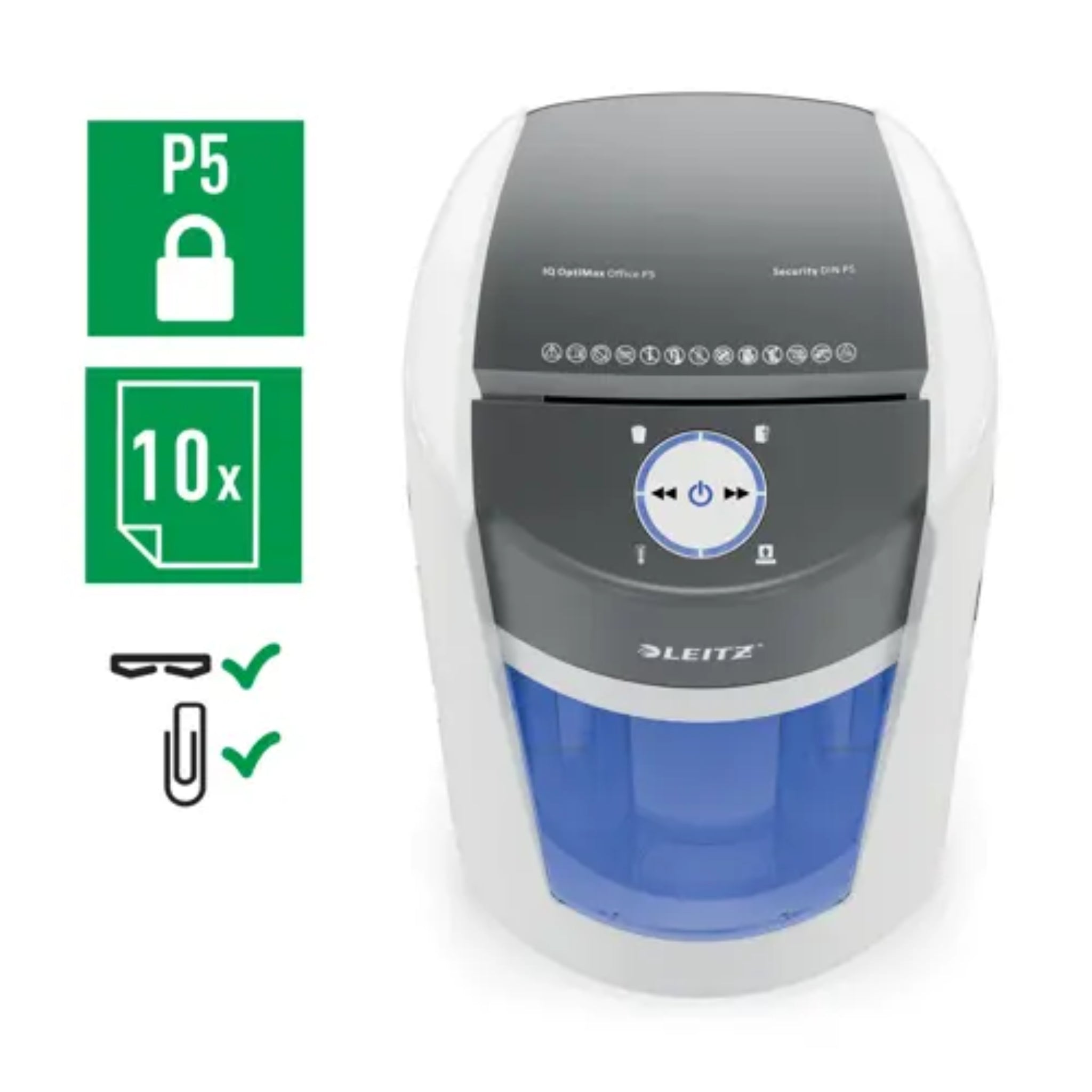 Leitz Shredder Optimax Office Microcut P5 UK
