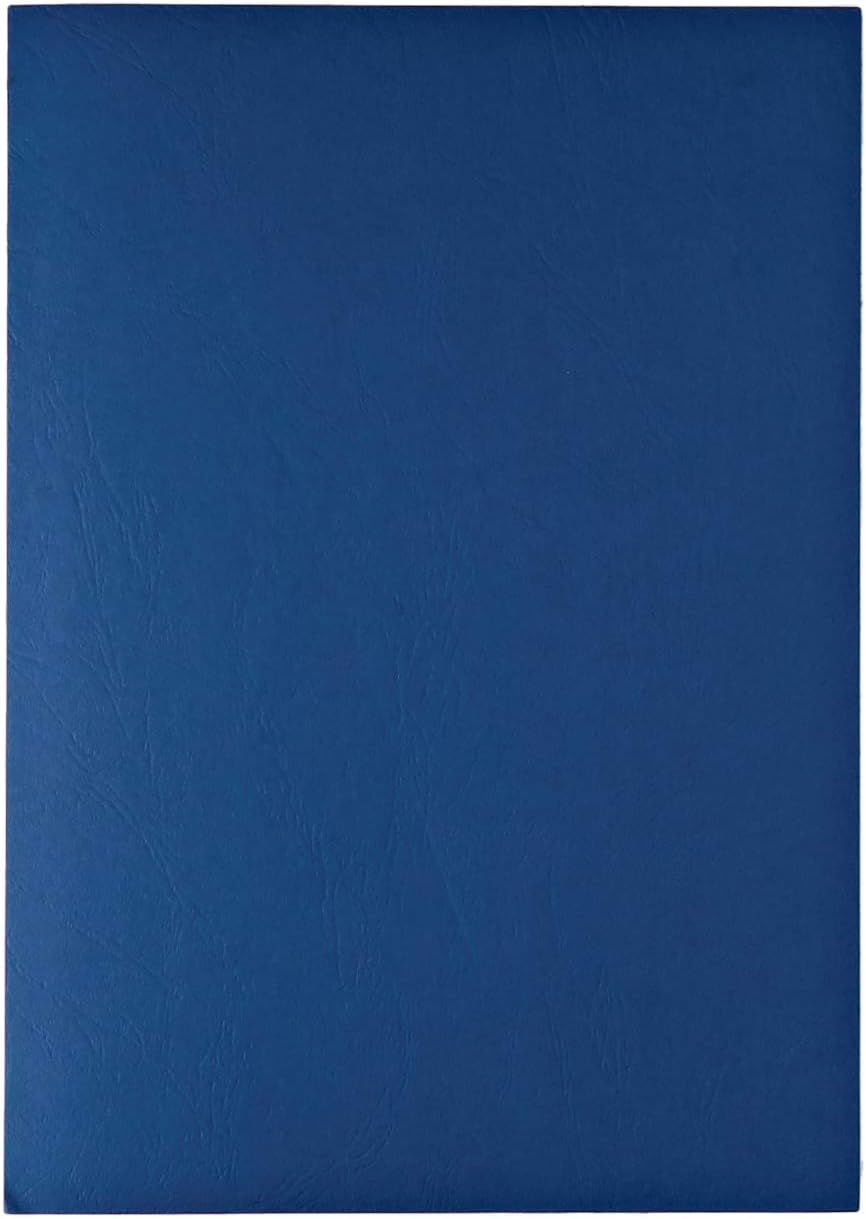 GBC LeatherGrain™ Binding Covers A4 250 gsm Blue (Pack 100)