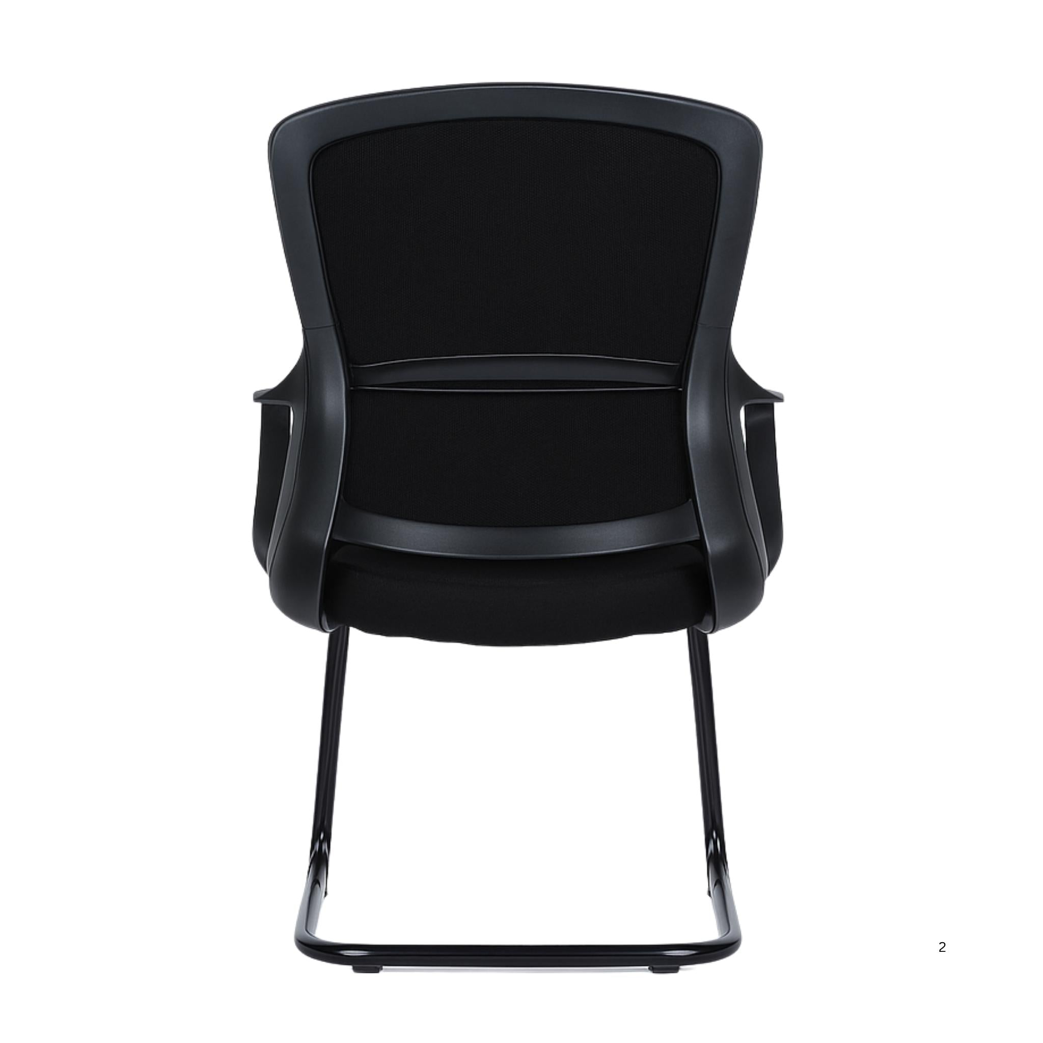 CH-519C – Fixed Mesh Visitor Chair, Steel Frame - Image 2 - Office R Us