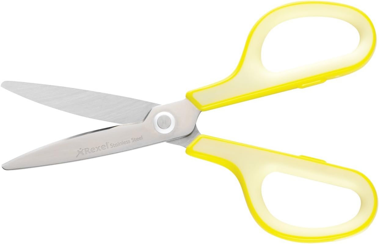 Rexel S3 Stainless Scissor – Yellow