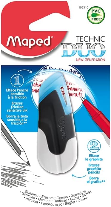 Maped Eraser Technic Duo Ng Display