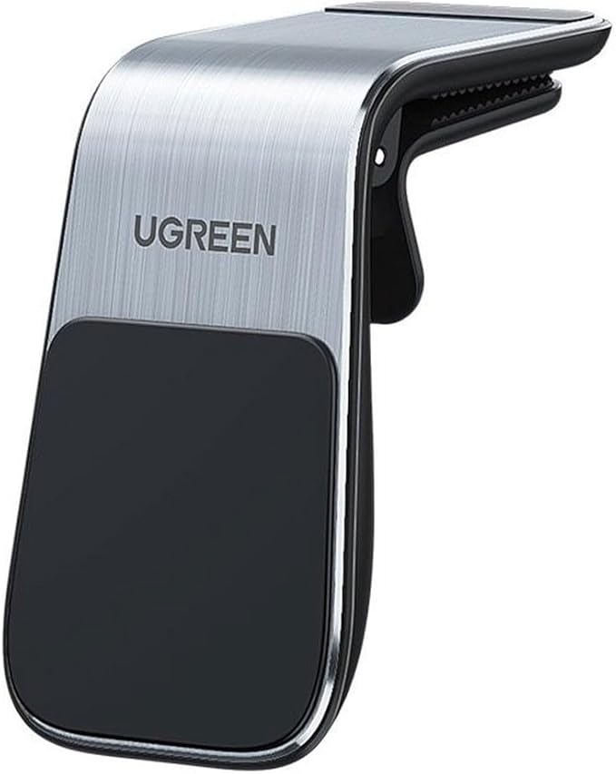 UGREEN Universal Magnetic Car Phone Holder for Ventilation Grille (Silver/Black Magnet)
