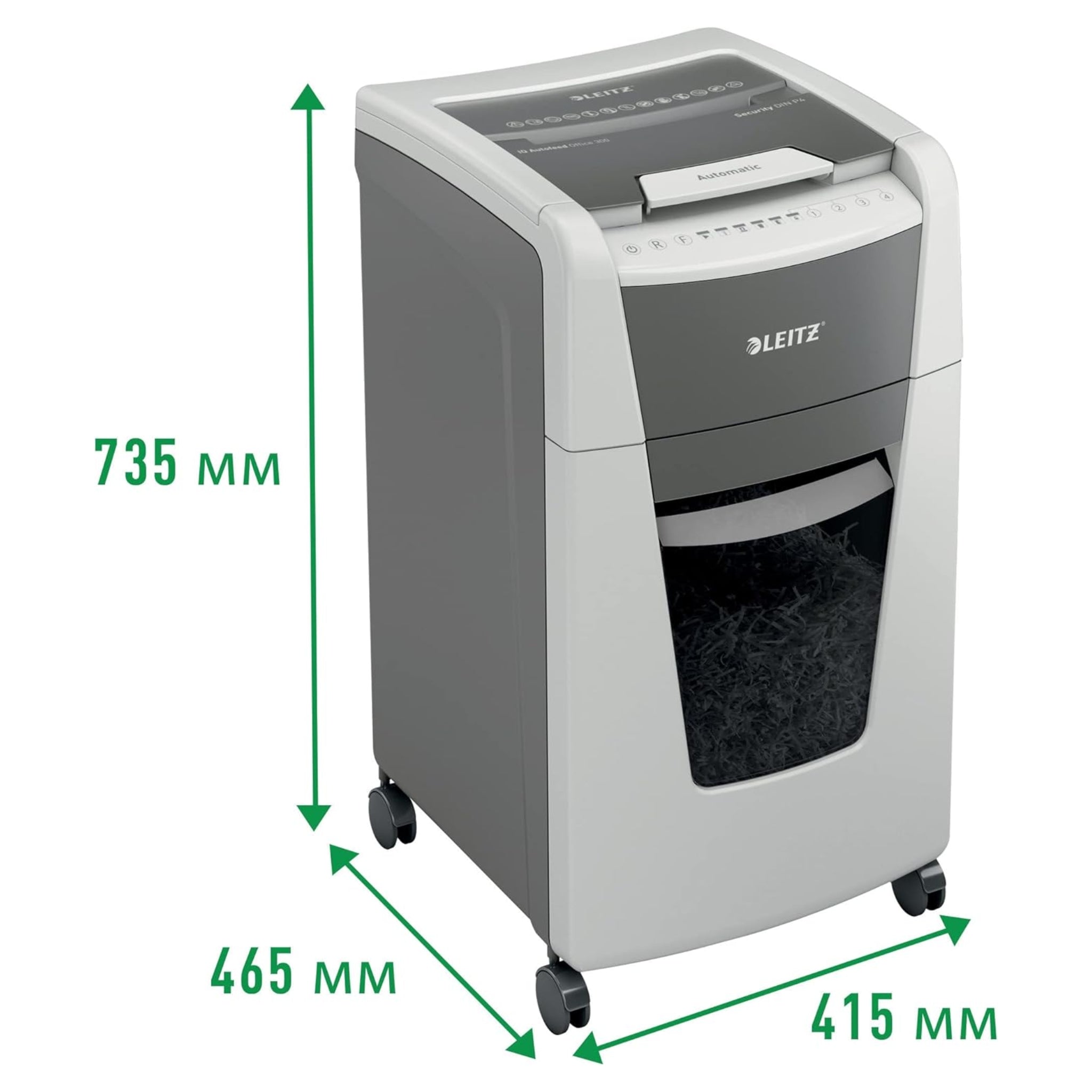 Leitz IQ AutoFeed 300 Shredder, P4, UK