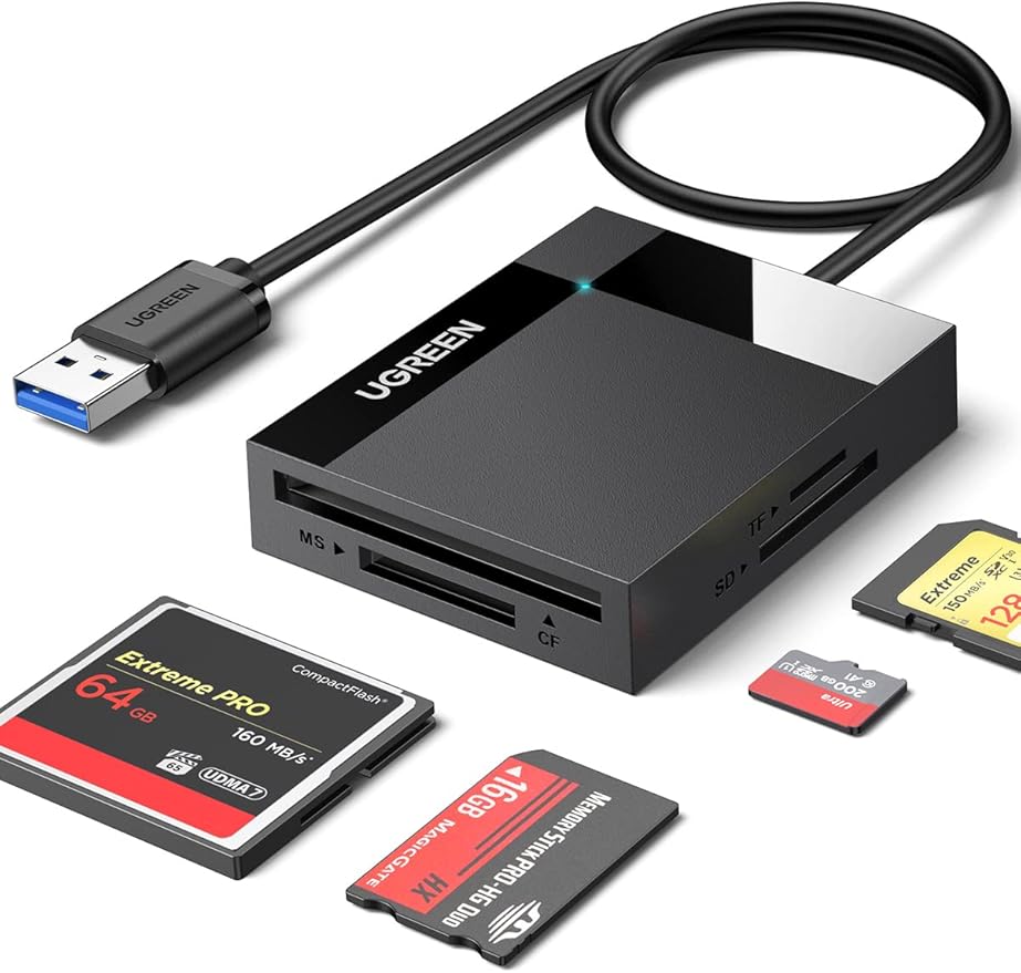 UGREEN SD Card Reader 4-in-1 (USB 3.0 to SD/CF/TF/MS)