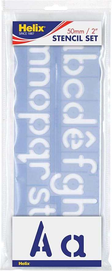 Helix 50 Mm Upper / Lower Case Stencil