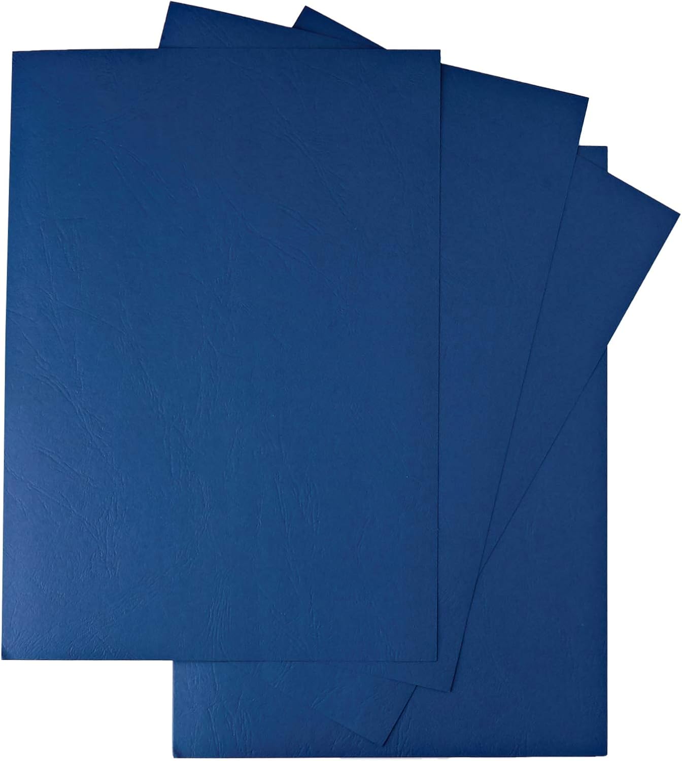 GBC LeatherGrain™ Binding Covers A4 250 gsm Blue (Pack 100)