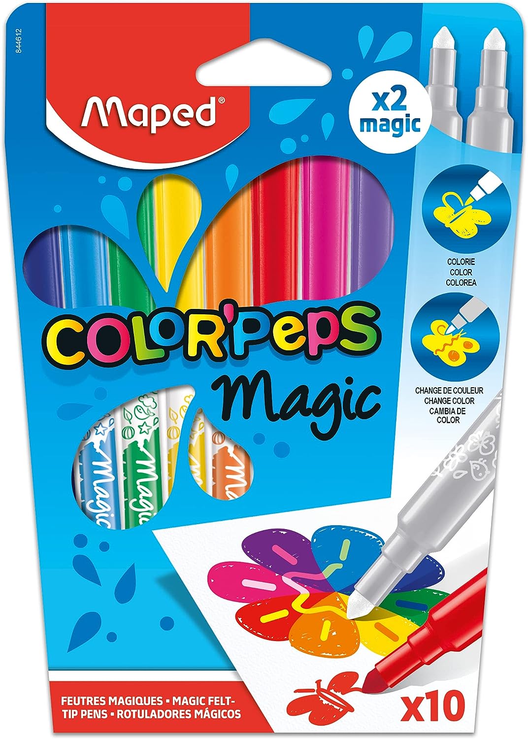 Maped Magic Felt Pens Peps X10 Box