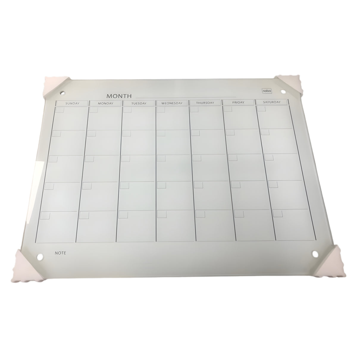 Nobo Glass Magnetic Calendar Board 600 × 450 mm - Office R Us Lagos