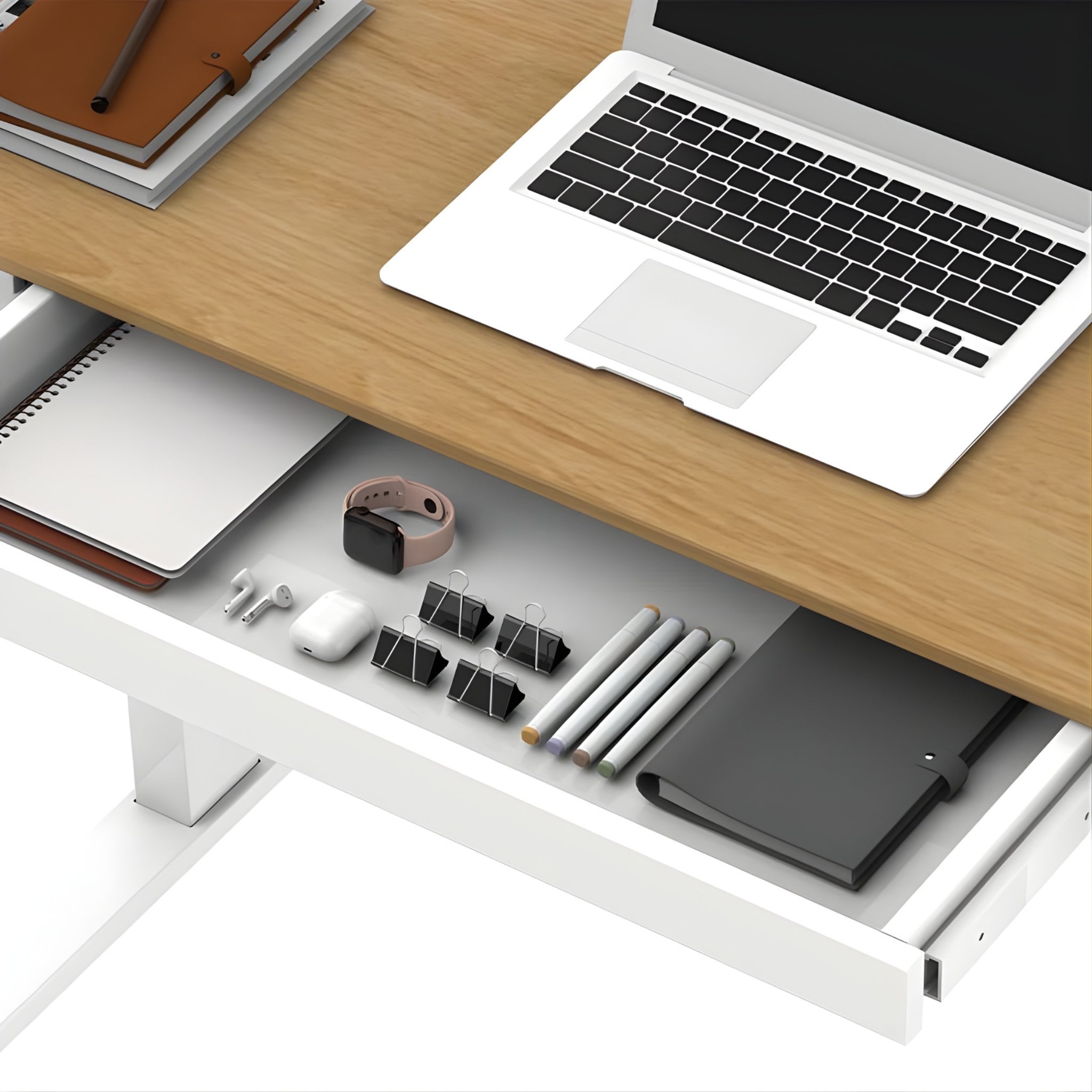 FlexiSpot Standing Desk with Keyboard Tray – (1204 × 604 mm, 45 kg max)