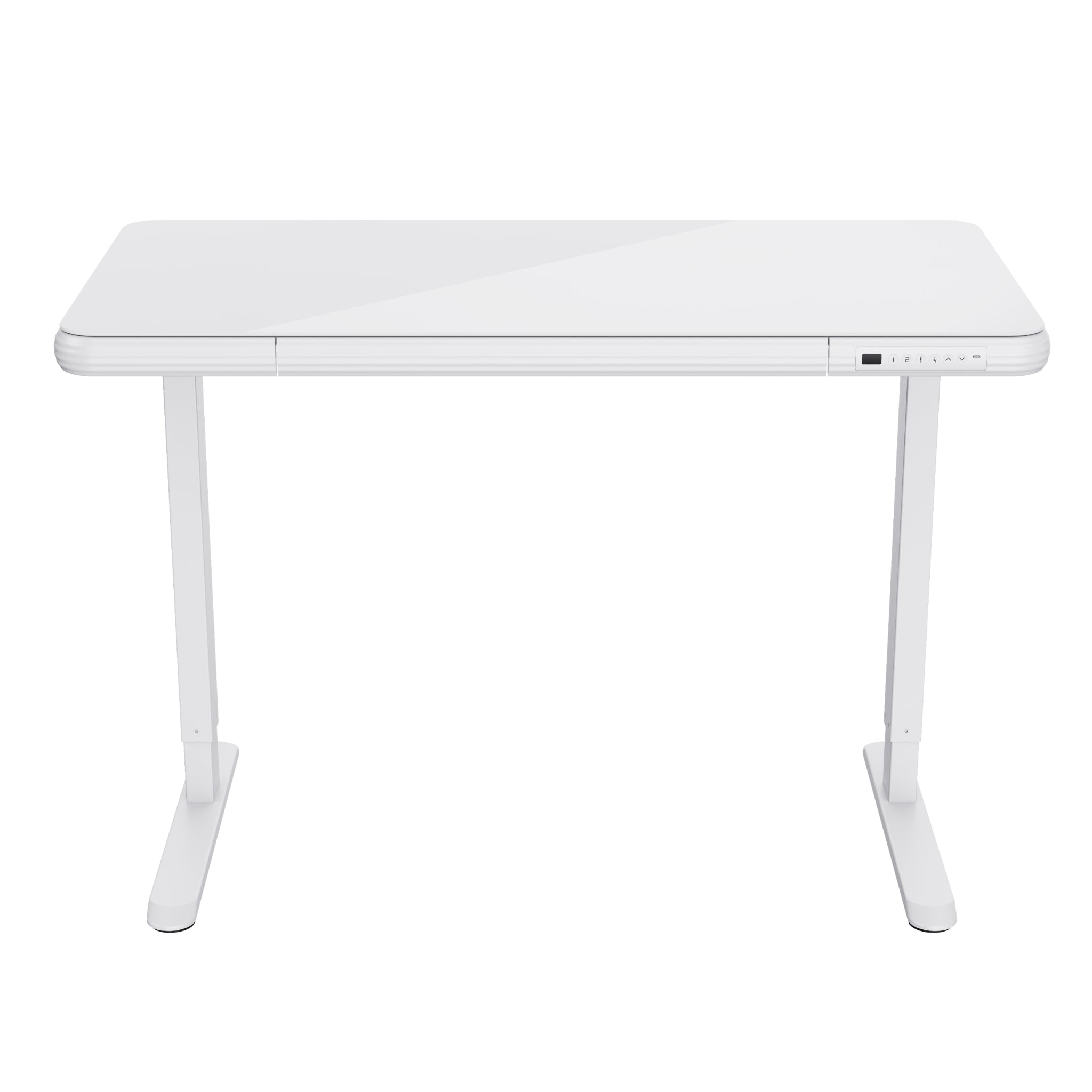 FlexiSpot Standing Desk – Glass Top (UK Plug)