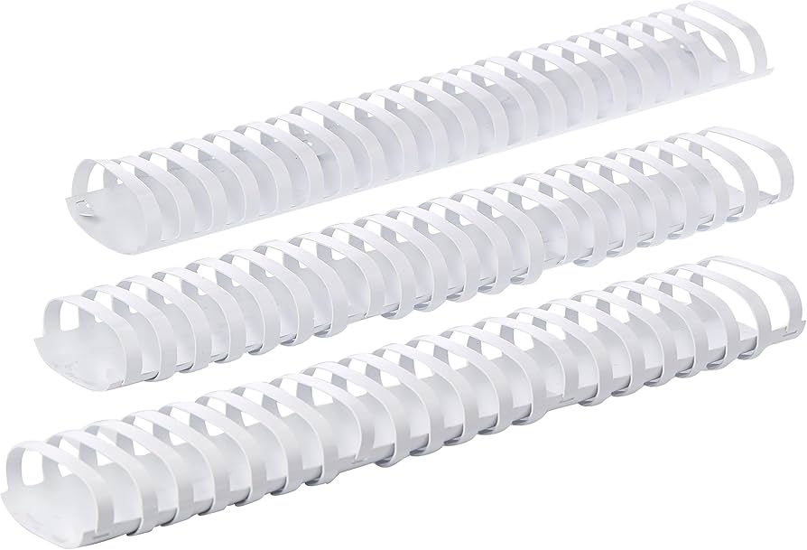 GBC CombBind Binding Combs A4 51 mm White (Pack 100)