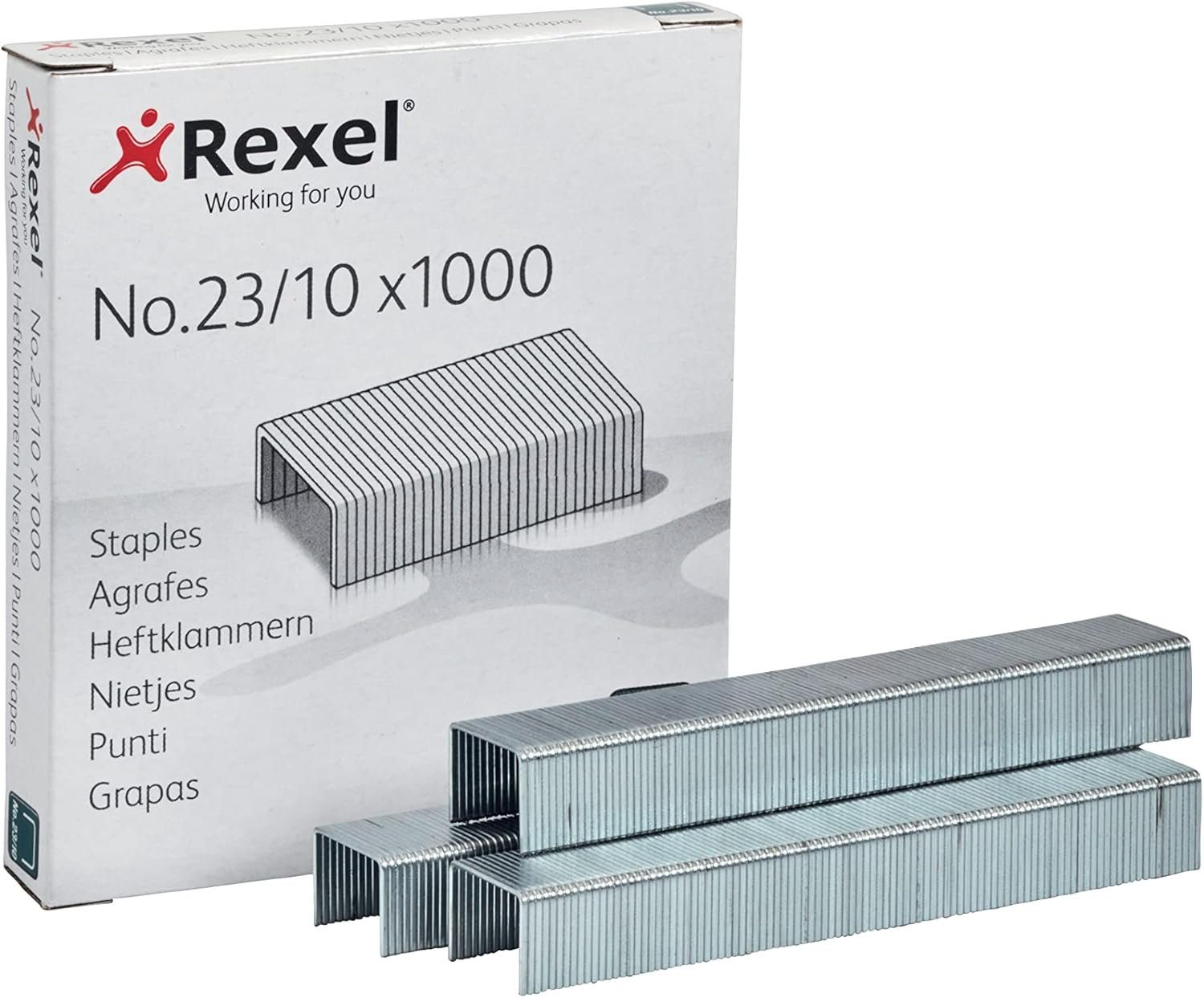 Rexel Heavy Duty Staples No.23, 10mm – 1000