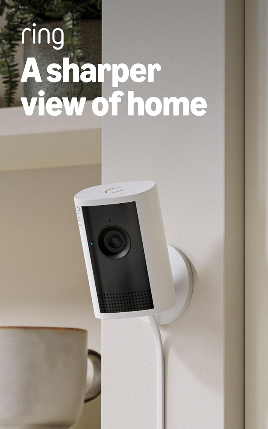 Ring Indoor Cam Plus 2K - White Lifestyle - Office R Us